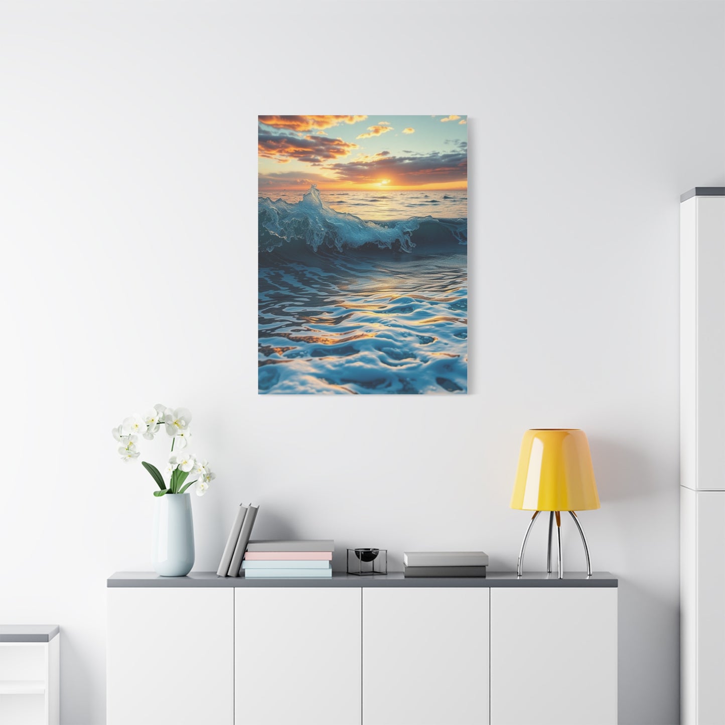 Celestial Tide Symphony Wall Art & Canvas Print