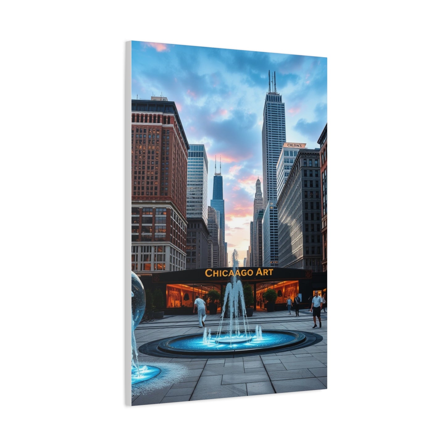 Vision Chicago Art Art Wall Art & Canvas Print