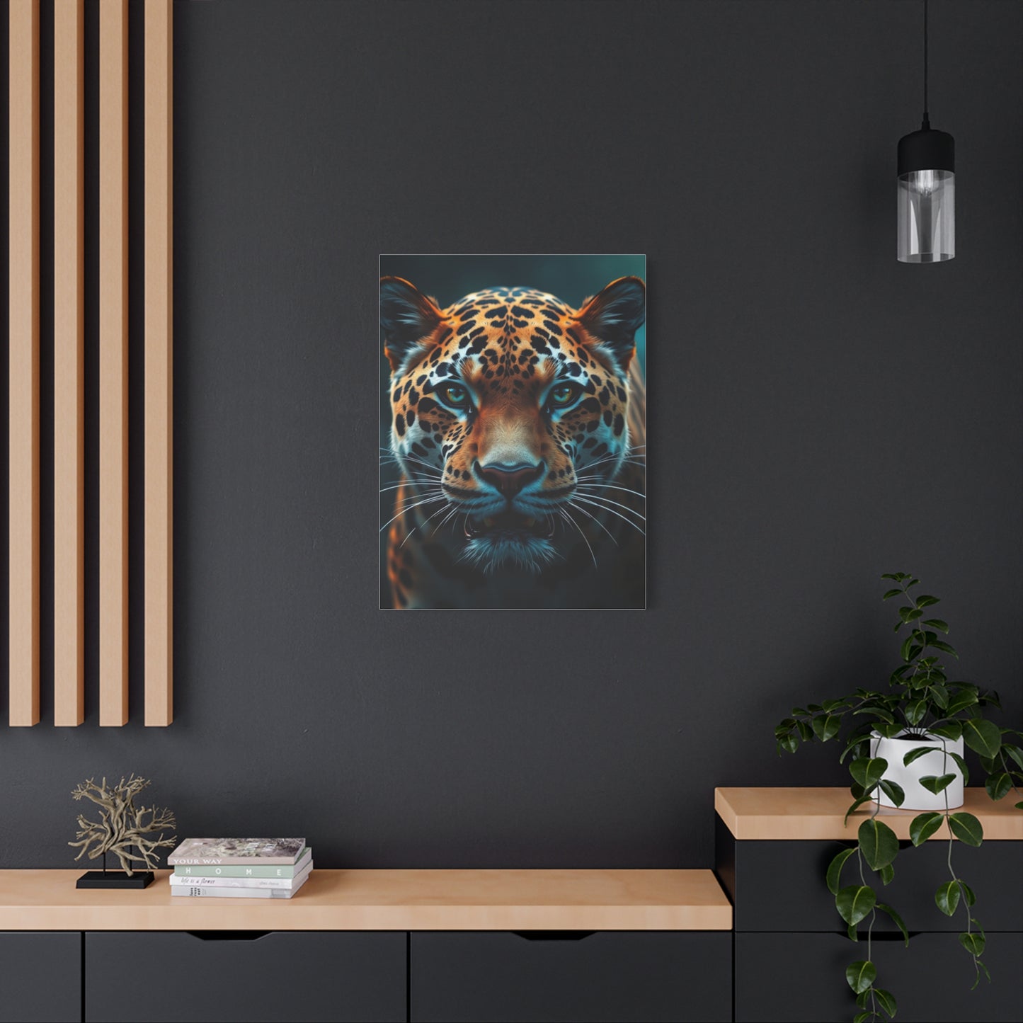 Noble Jaguar Essence Print wall art & canvas print