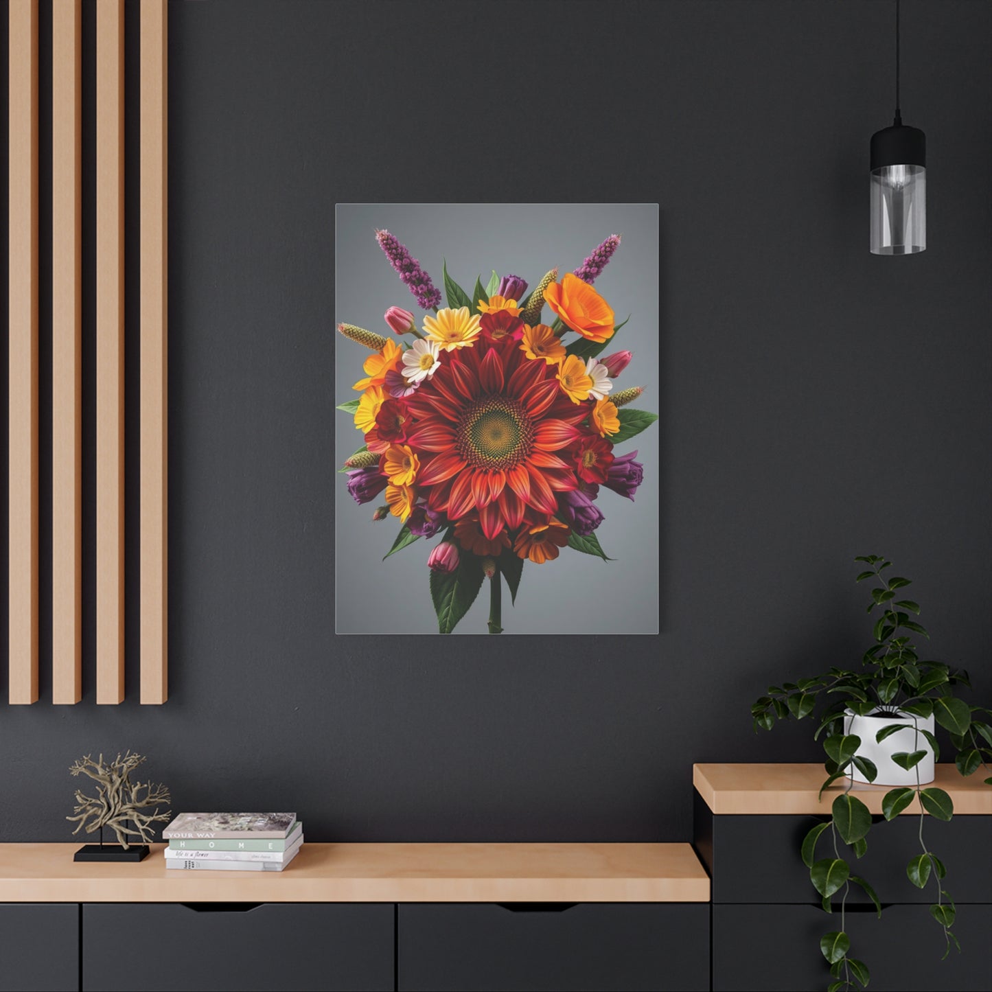Luxe Flora Effigy Wall Art & Canvas Print