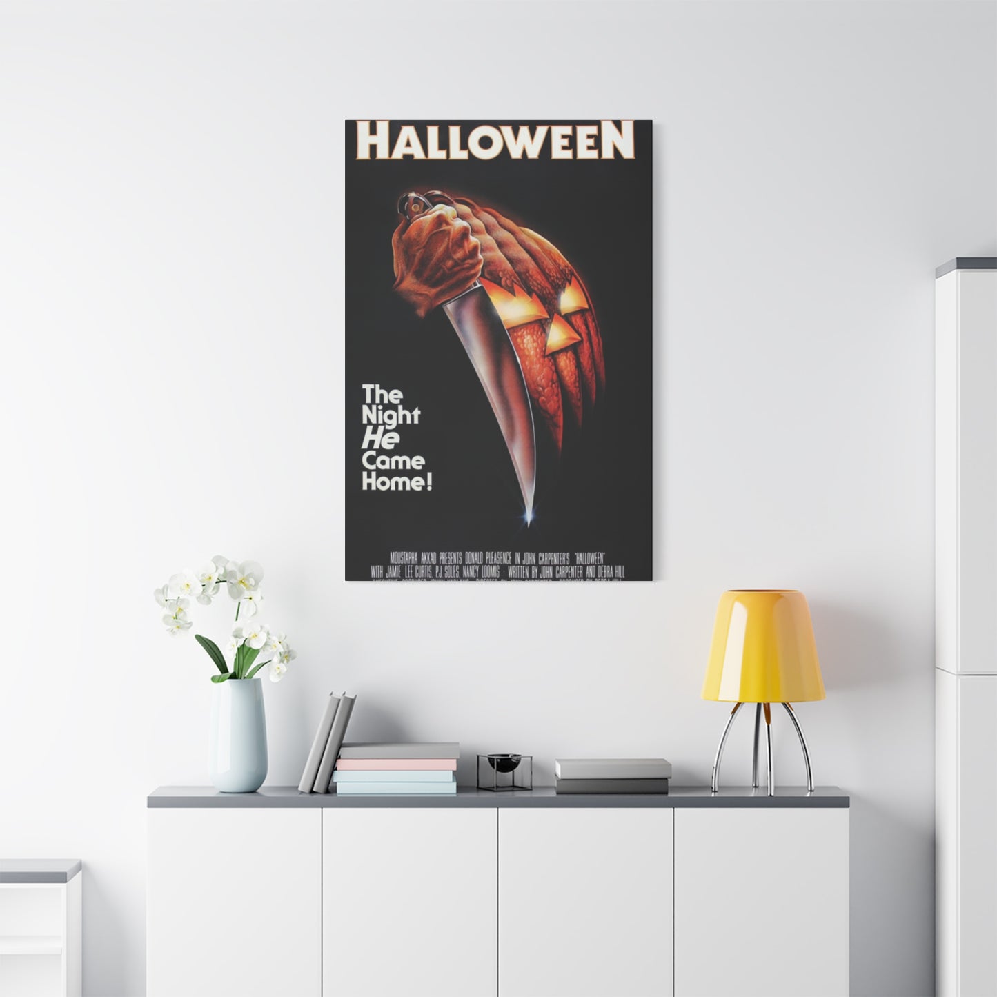Halloween Horror Movie Poster Wall Art & Canvas Prints