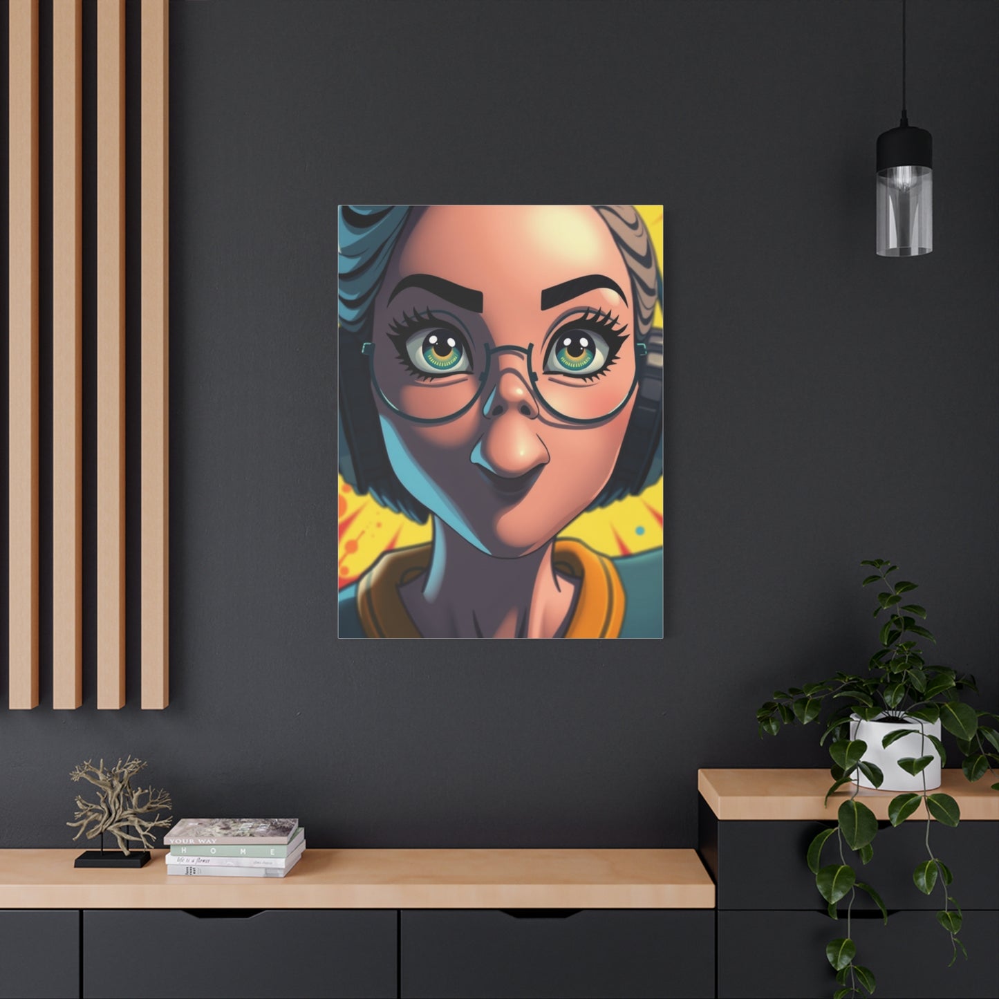 Stylish Vibrant Display Wall Art & Canvas Print