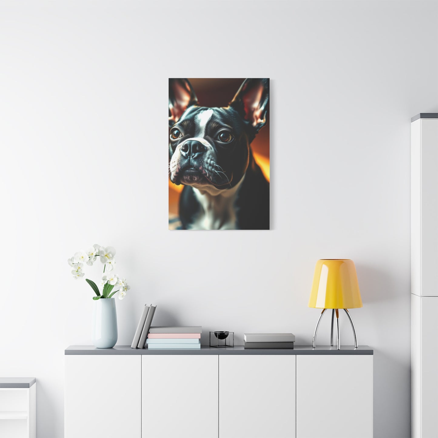 Boston Terrier Art Luxury Canvas Wall Art & Canvas Print