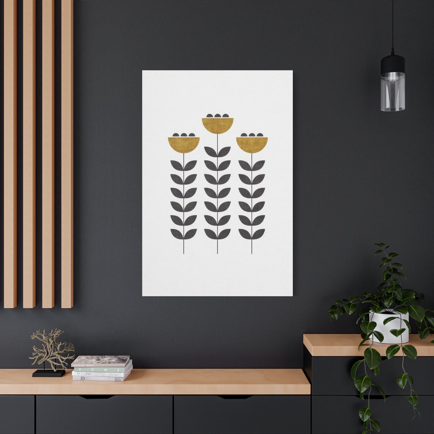 Geometric Flowers Wall Art & Canvas Prints