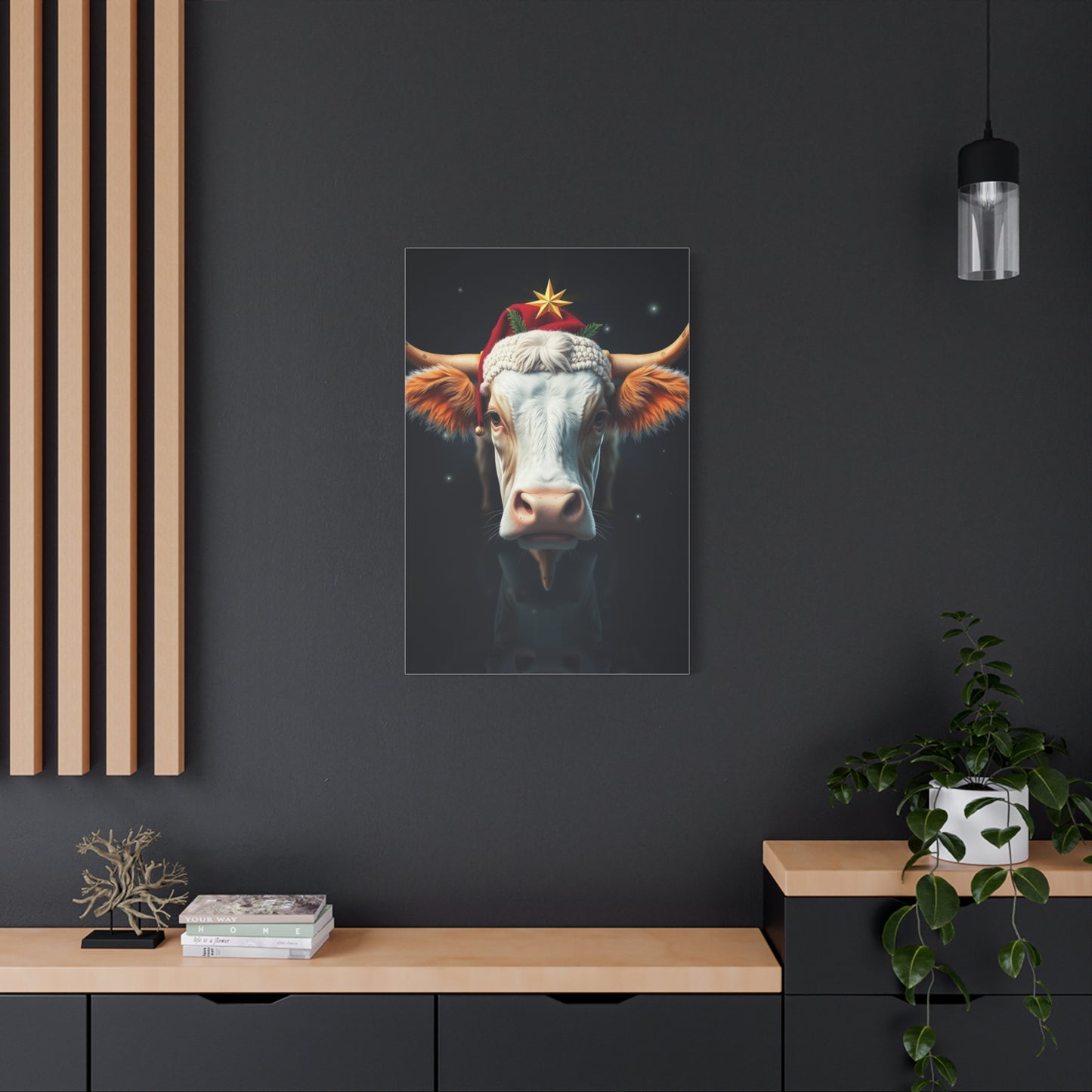 Noel Bovine Serenity Canvas wall art & canvas print