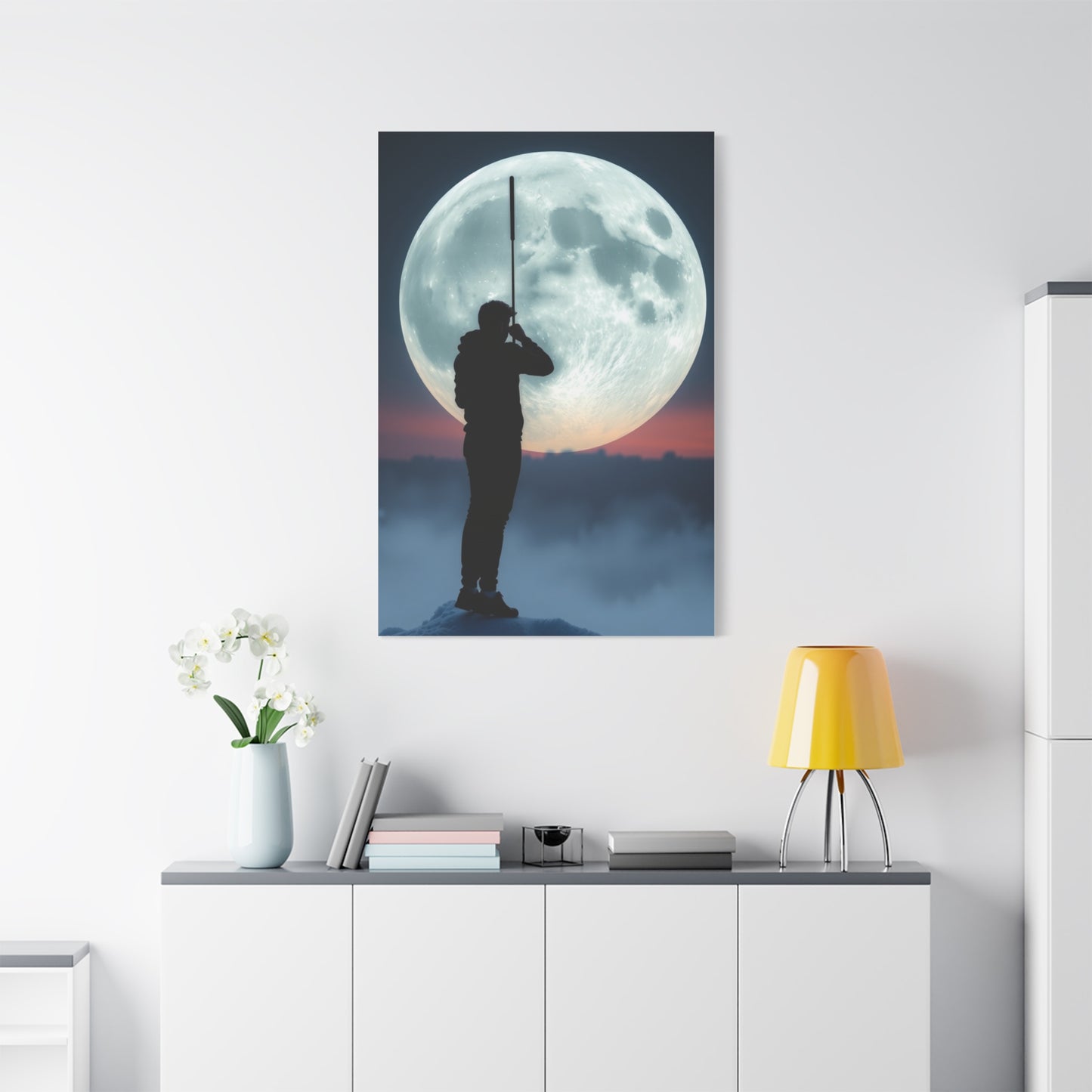 Masterpiece Full Moon Art Vision Wall Art & Canvas Print