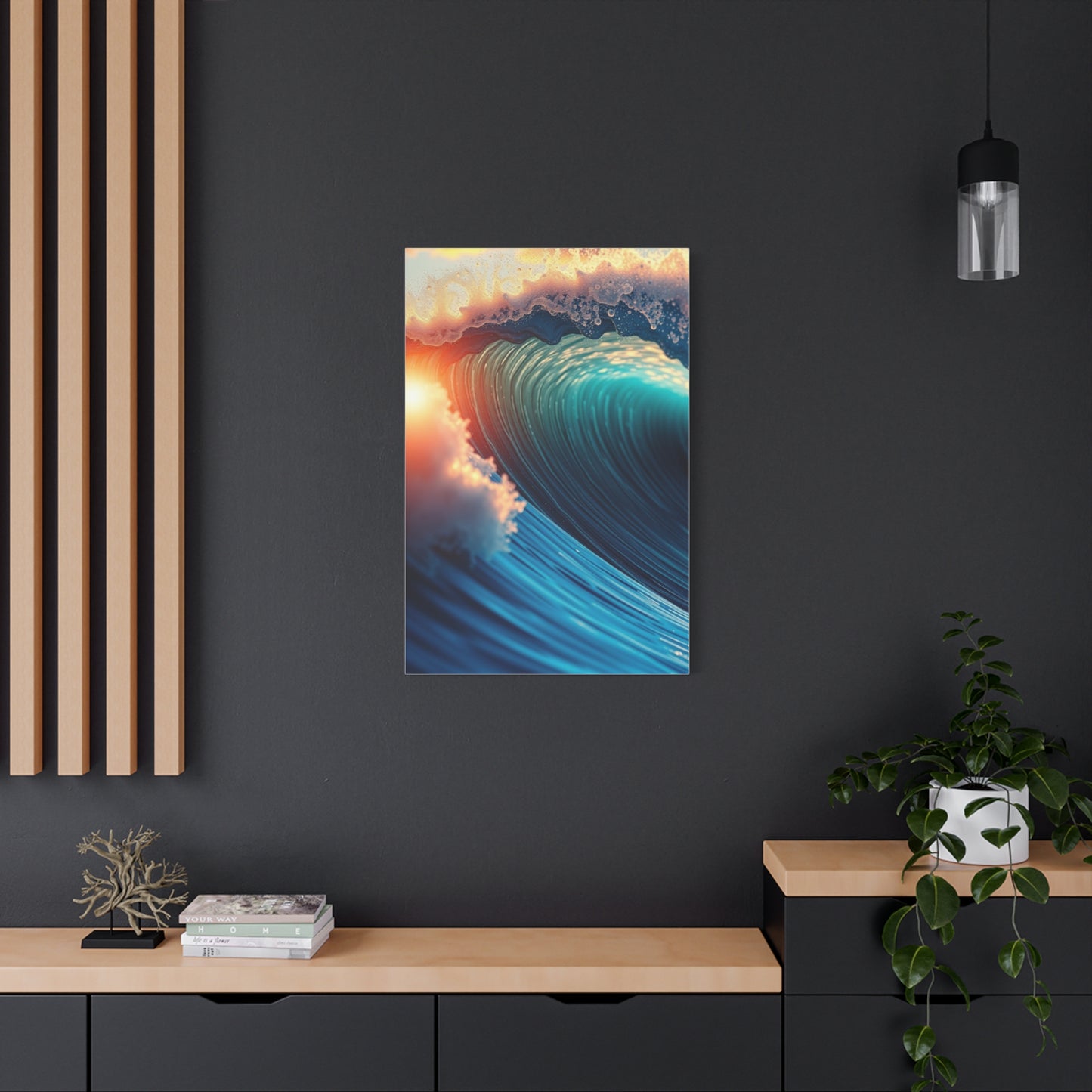 Cerulean Dreamscape Art Wall Art & Canvas Print