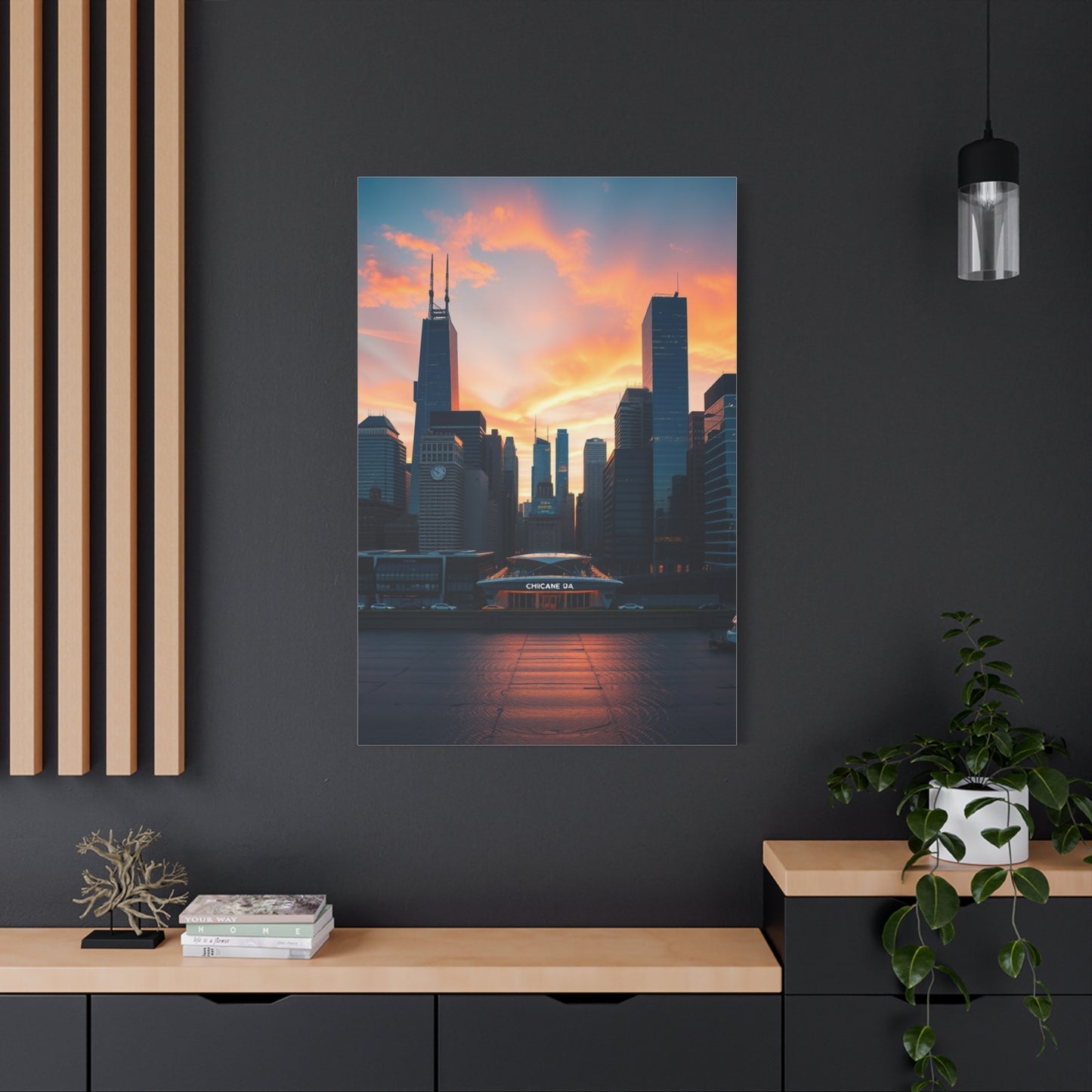 Vision Chicago Skylines Art Art Wall Art & Canvas Print
