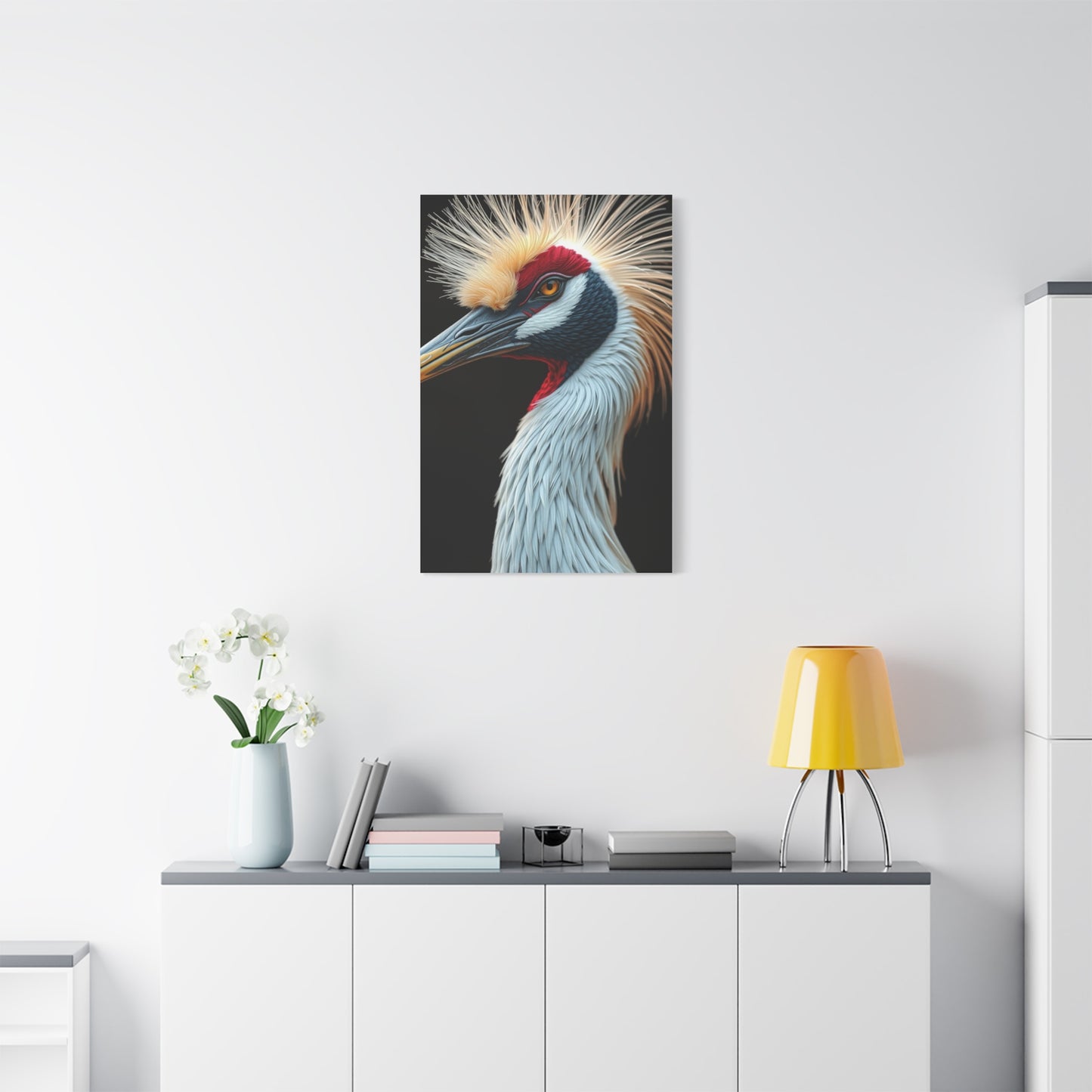 Supreme Crane Bird Art Collection Wall Art & Canvas Print
