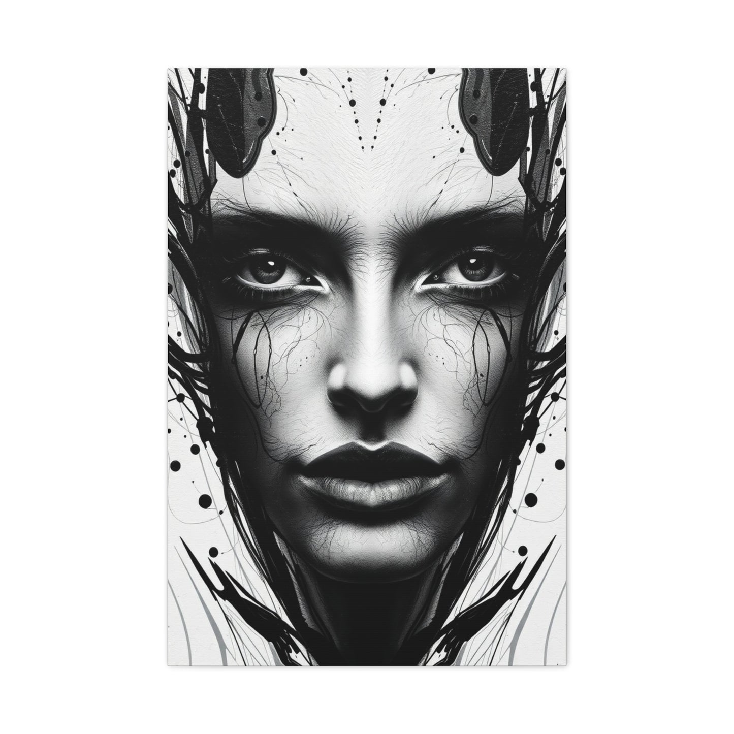 Black and White Abstract Art Supreme Gallery Wall Art & Canvas Print