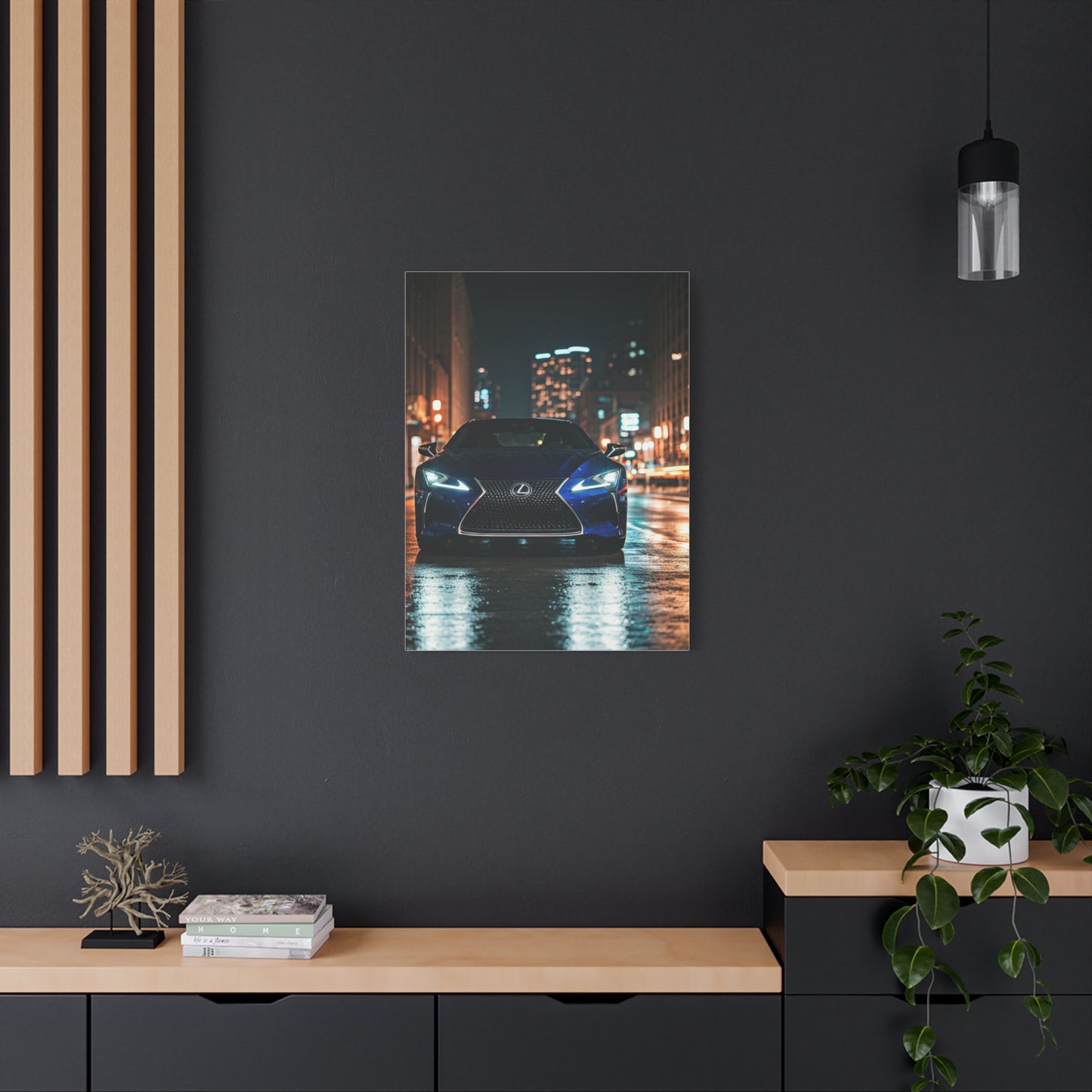 Lexus LC 500 City Night Sophistication Wall Art & Canvas Prints