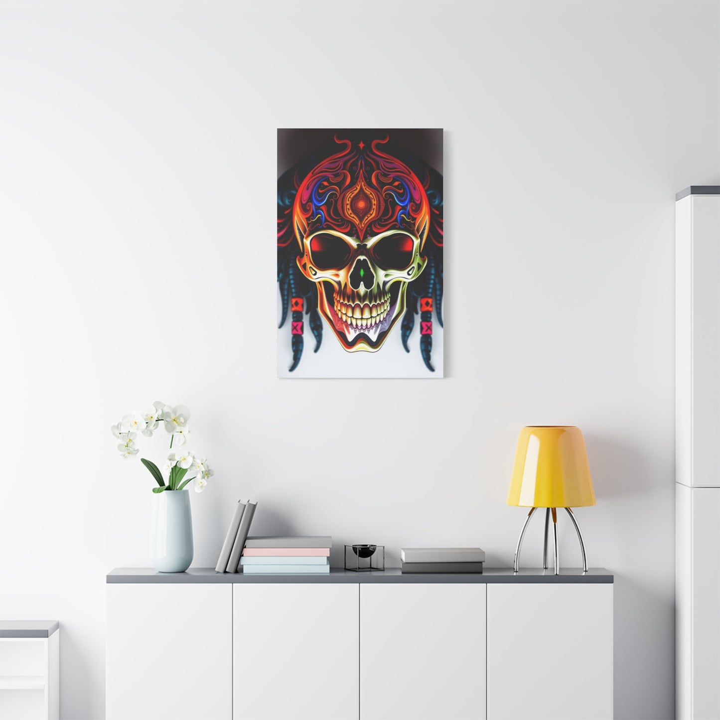 Psychedelic Cranium Reverie Wall Art & Canvas Print
