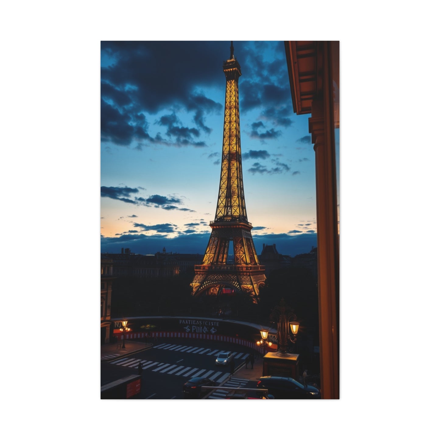 Opulent Parisian Panorama Art Wall Art & Canvas Print