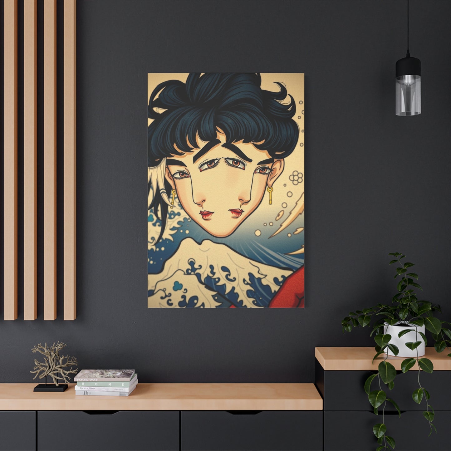 Celestial Ukiyo-e Masterpiece Wall Art & Canvas Print
