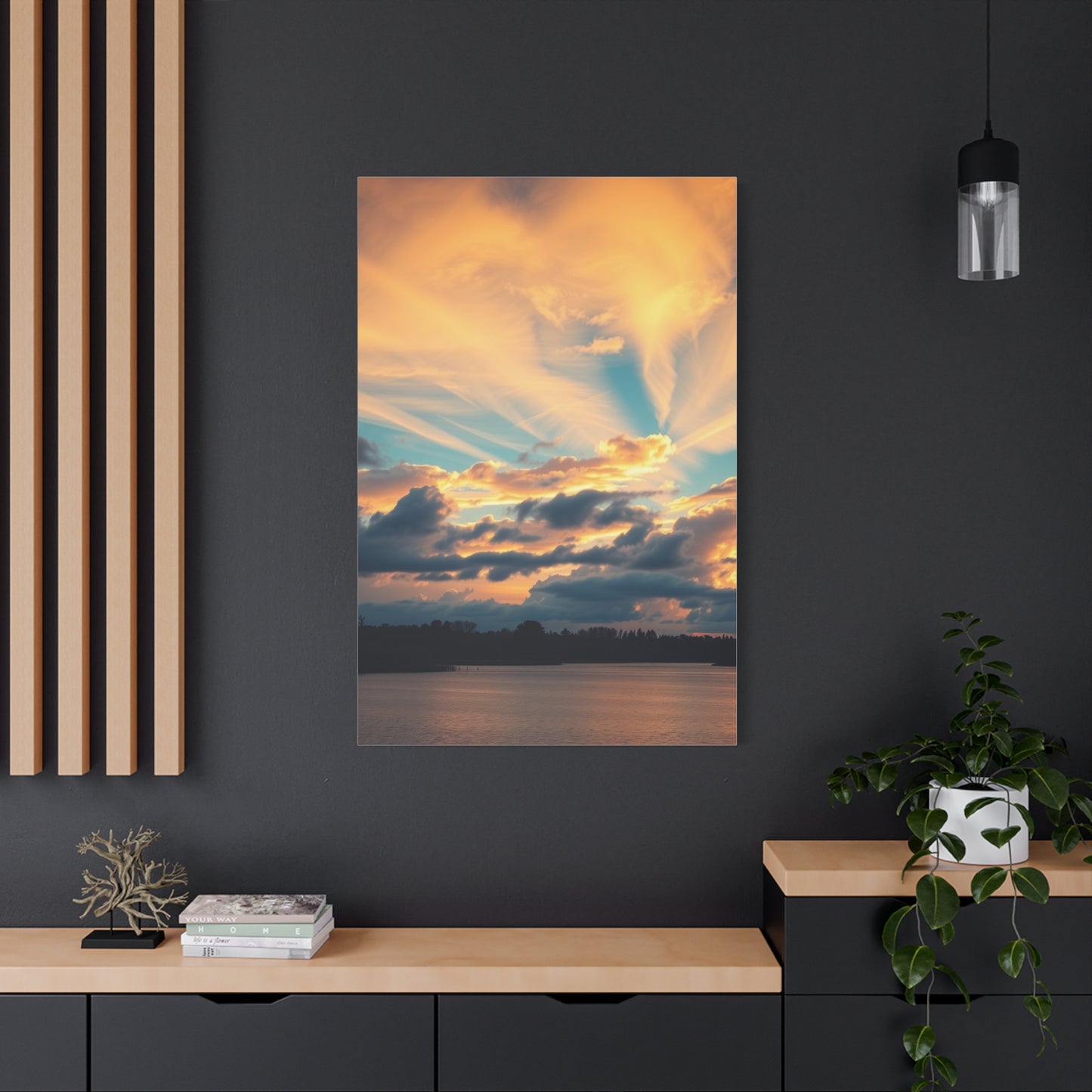 Michigan Sky Media Art Luxury Canvas Wall Art & Canvas Print