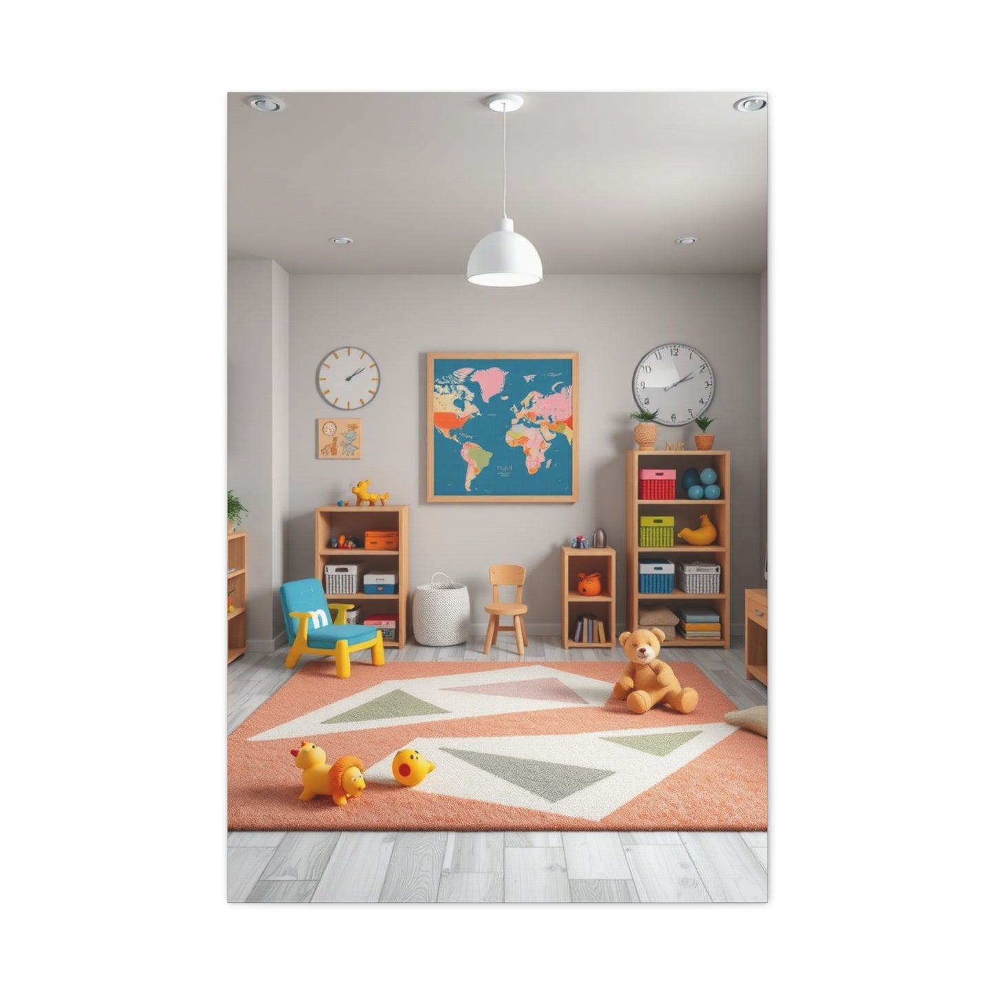 Kids Playroom Art Luxury Canvas Wall Art & Canvas Print
