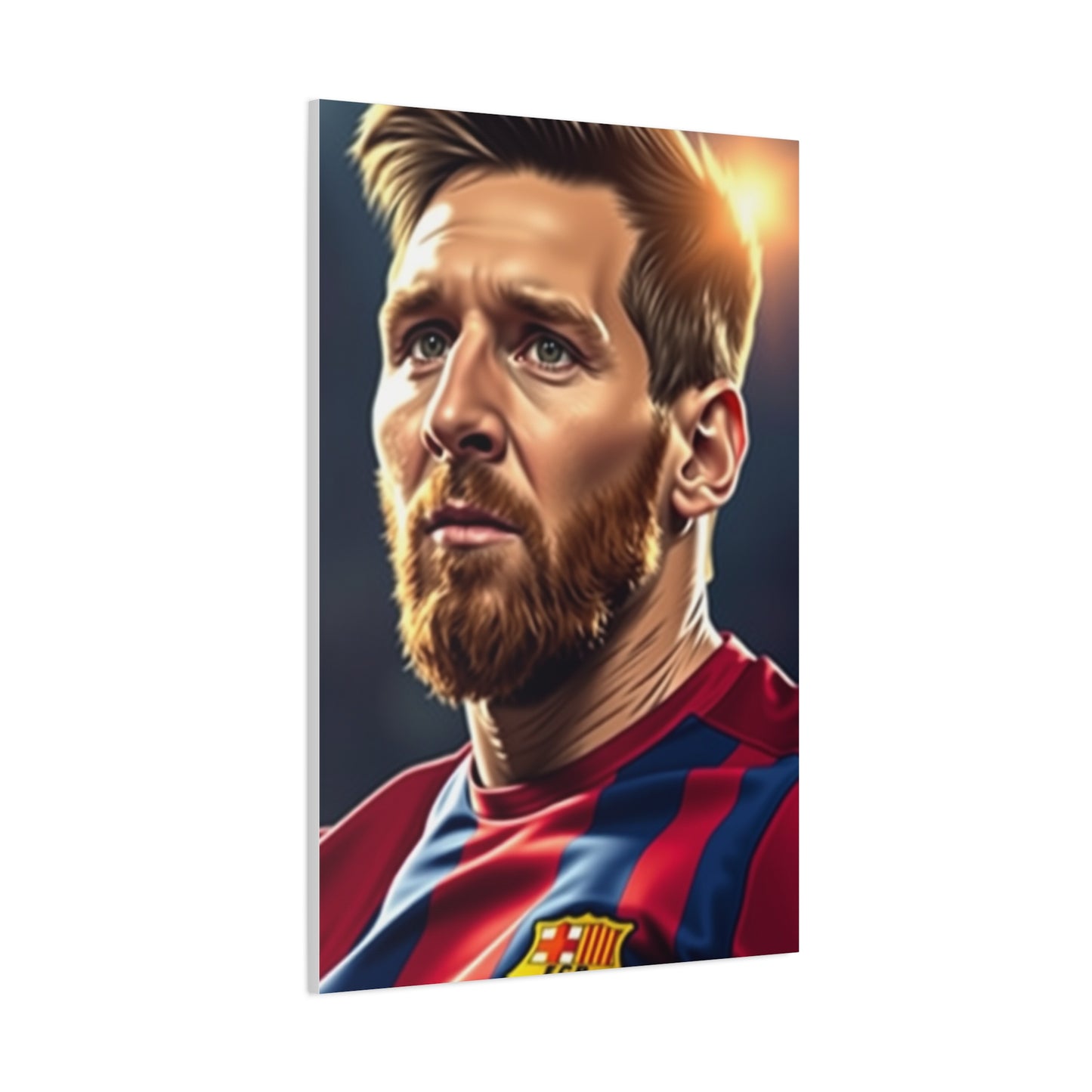 Majestic Messi Illustration Elegance Wall Art & Canvas Print