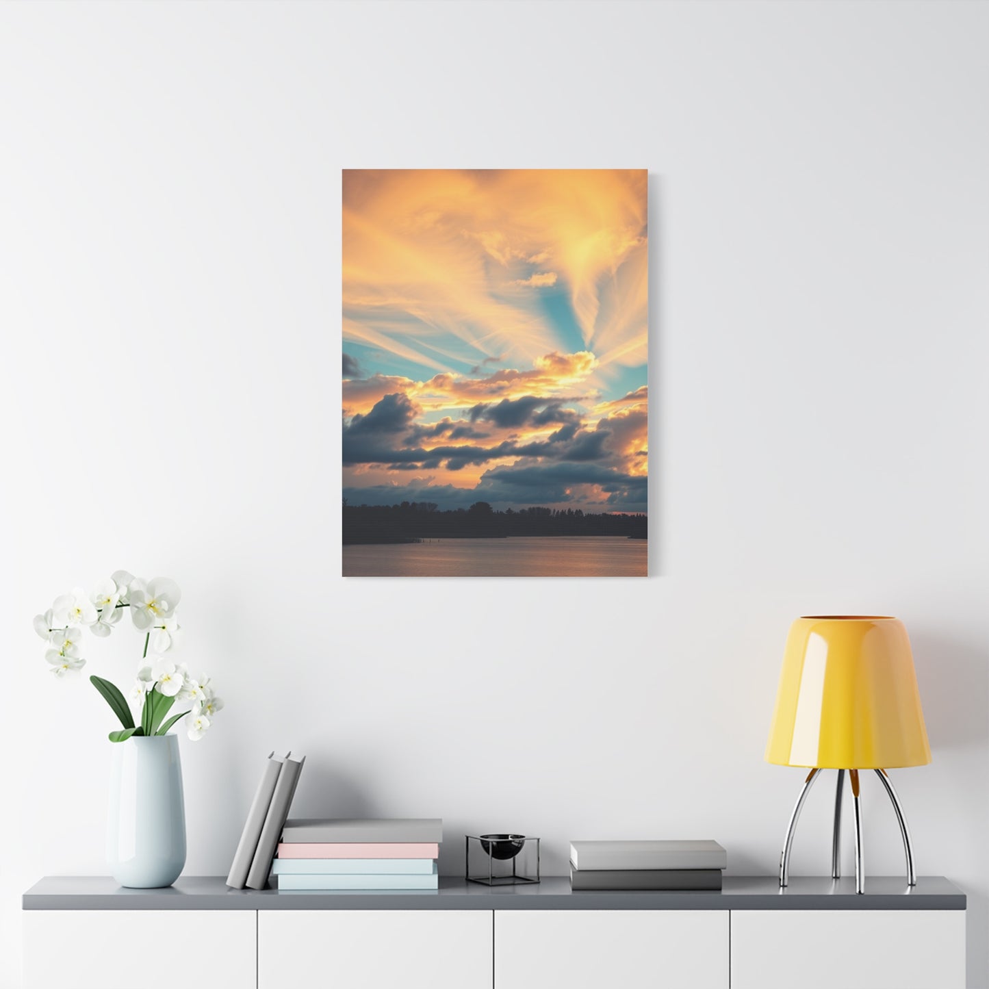 Michigan Sky Media Art Luxury Canvas Wall Art & Canvas Print