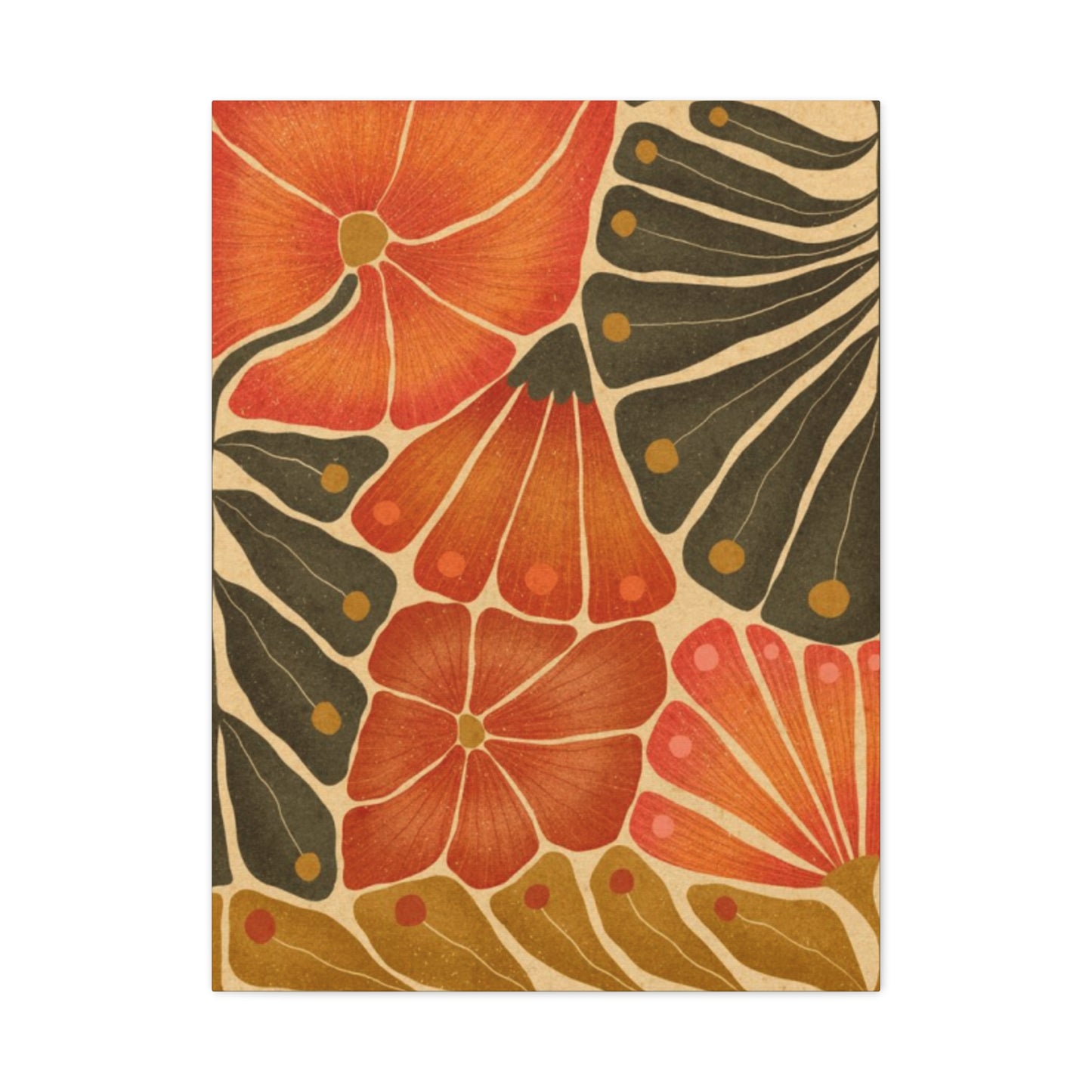 Colorful Flower Abstract Modernism Wall Art & Canvas Prints
