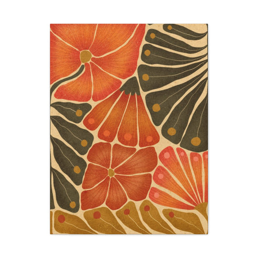 Colorful Flower Abstract Modernism Wall Art & Canvas Prints
