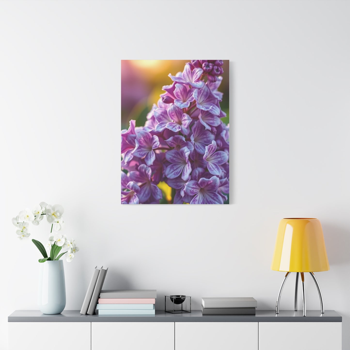 Lilac Flower Art Refined Canvas Wall Art & Canvas Print