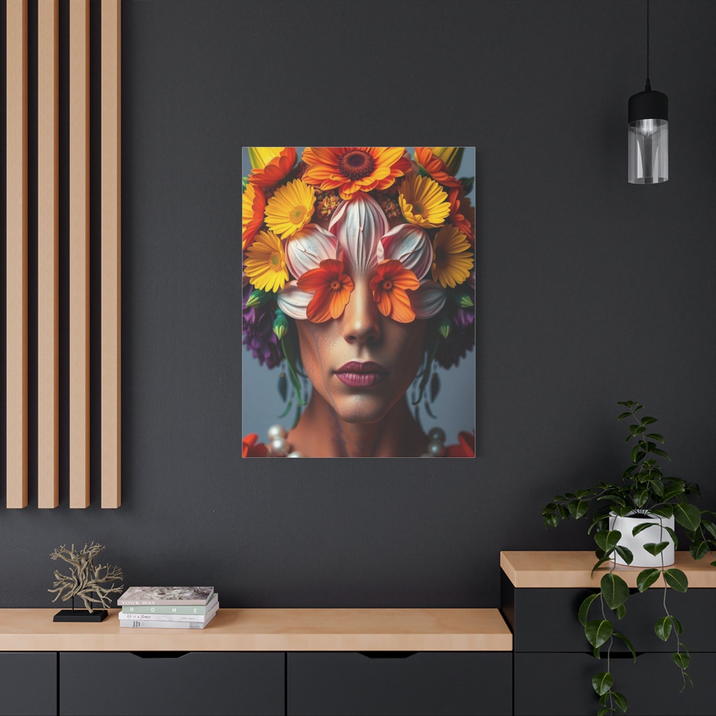 Petal Crown Reverie Wall Art & Canvas Print