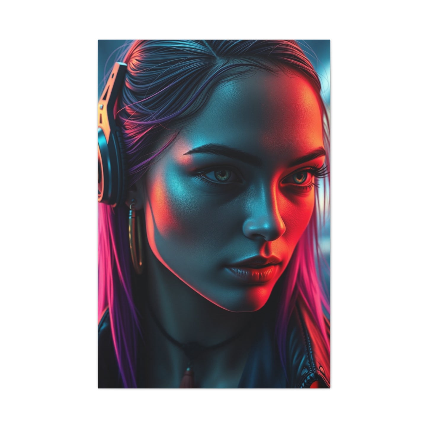 Neon Reverie Canvas