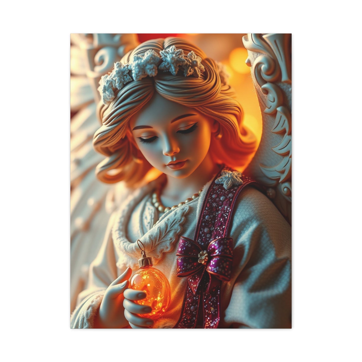 Christmas Angel Art Refined Canvas Wall Art & Canvas Print