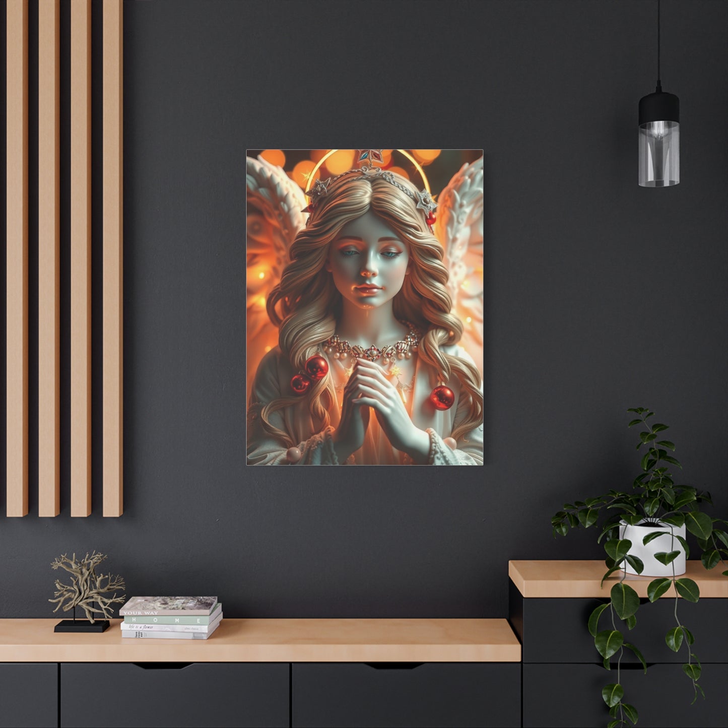 Masterpiece Christmas Angel Art Vision Wall Art & Canvas Print