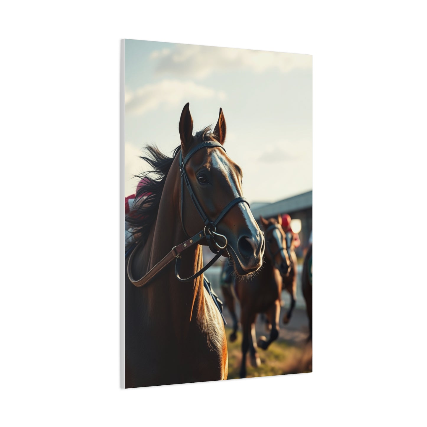 Masterpiece Horse Racing Art Vision Wall Art & Canvas Print