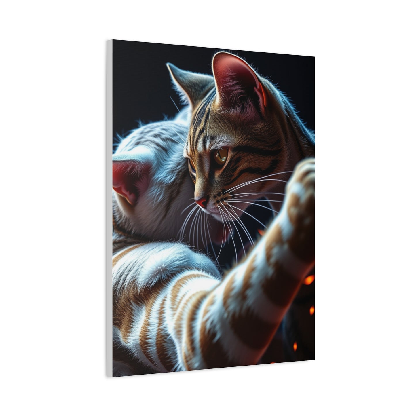 Catfight Art Luxury Canvas Wall Art & Canvas Print