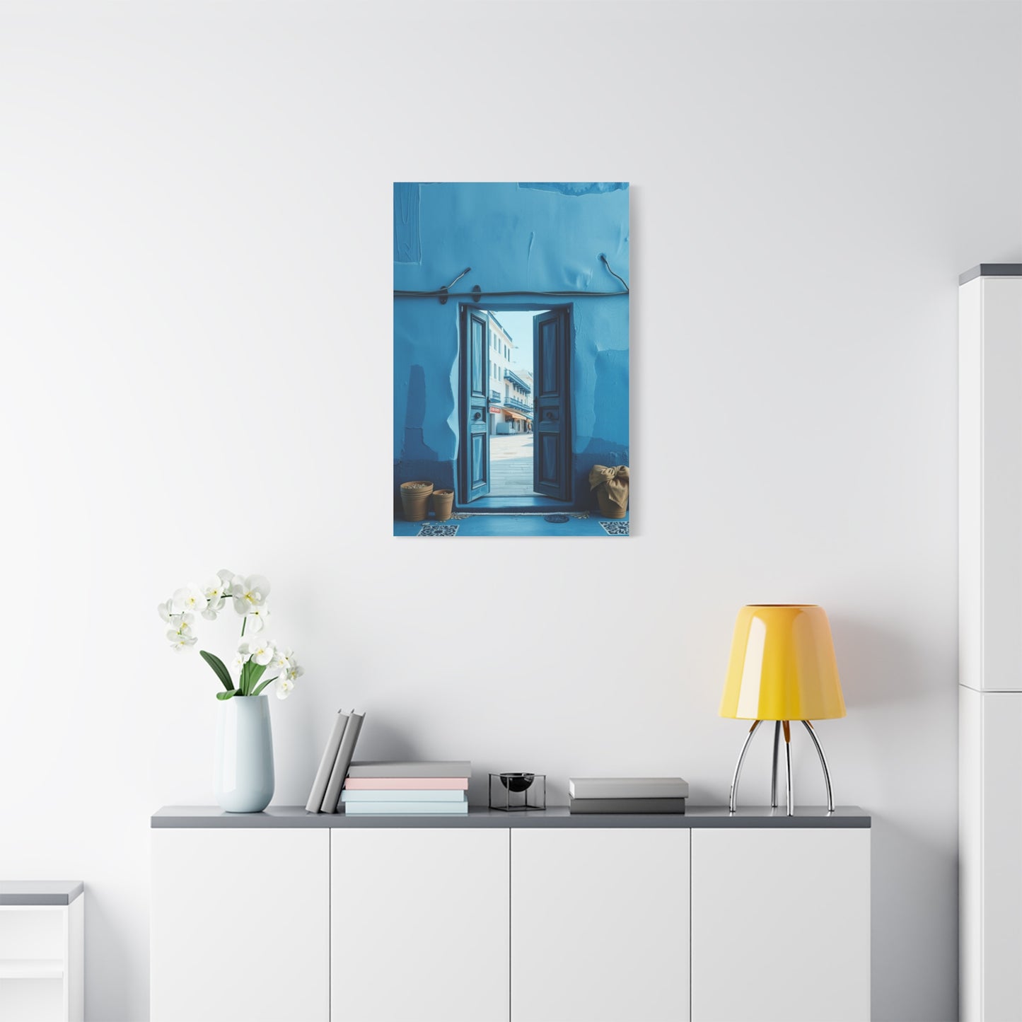 Blue and White Art Supreme Gallery Wall Art & Canvas Print
