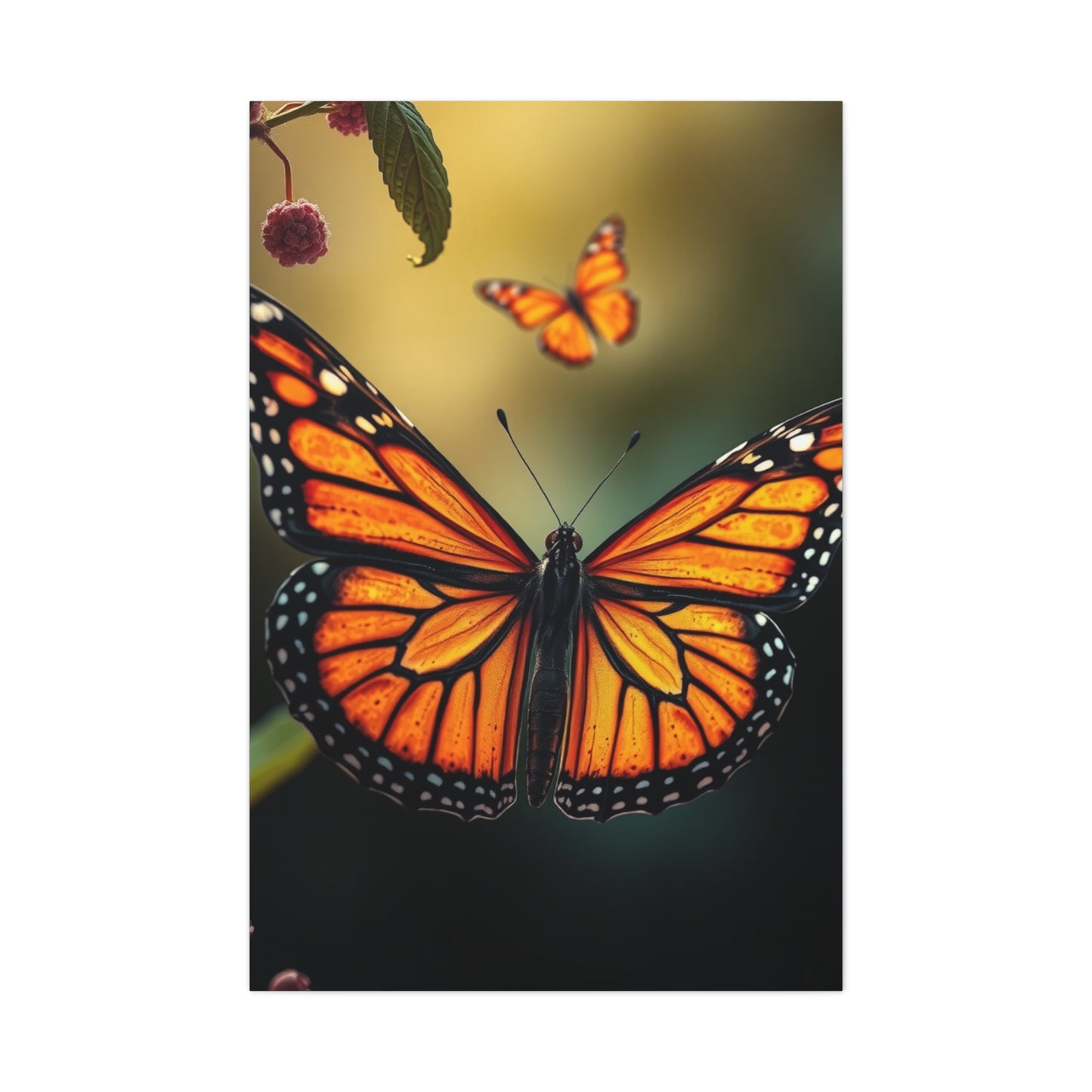 Monarch Butterflies Art Refined Canvas Wall Art & Canvas Print