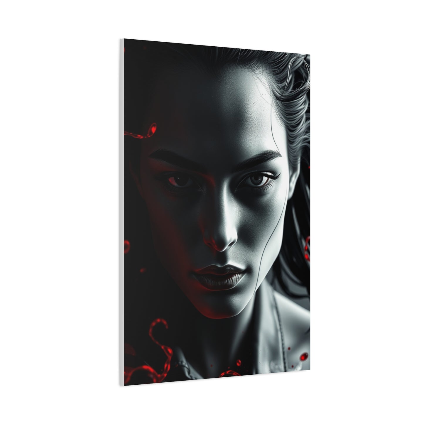 Black, White & Red Art Luxury Canvas Wall Art & Canvas Print
