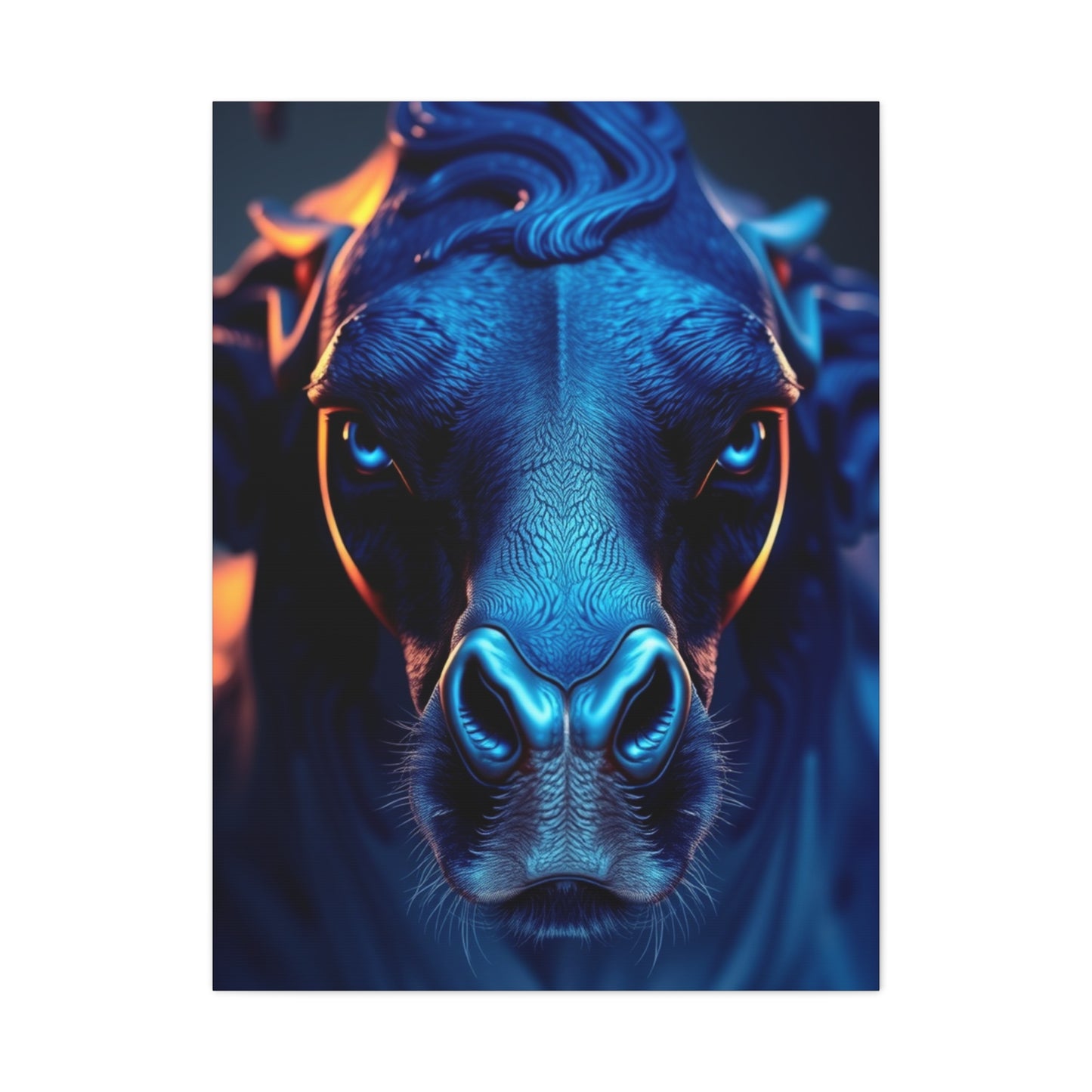 Supreme Navy Blue Art Collection Wall Art & Canvas Print