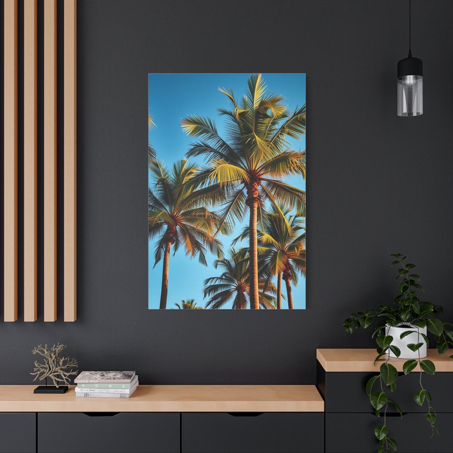 Tranquil Palmscape Wall Art & Canvas Print