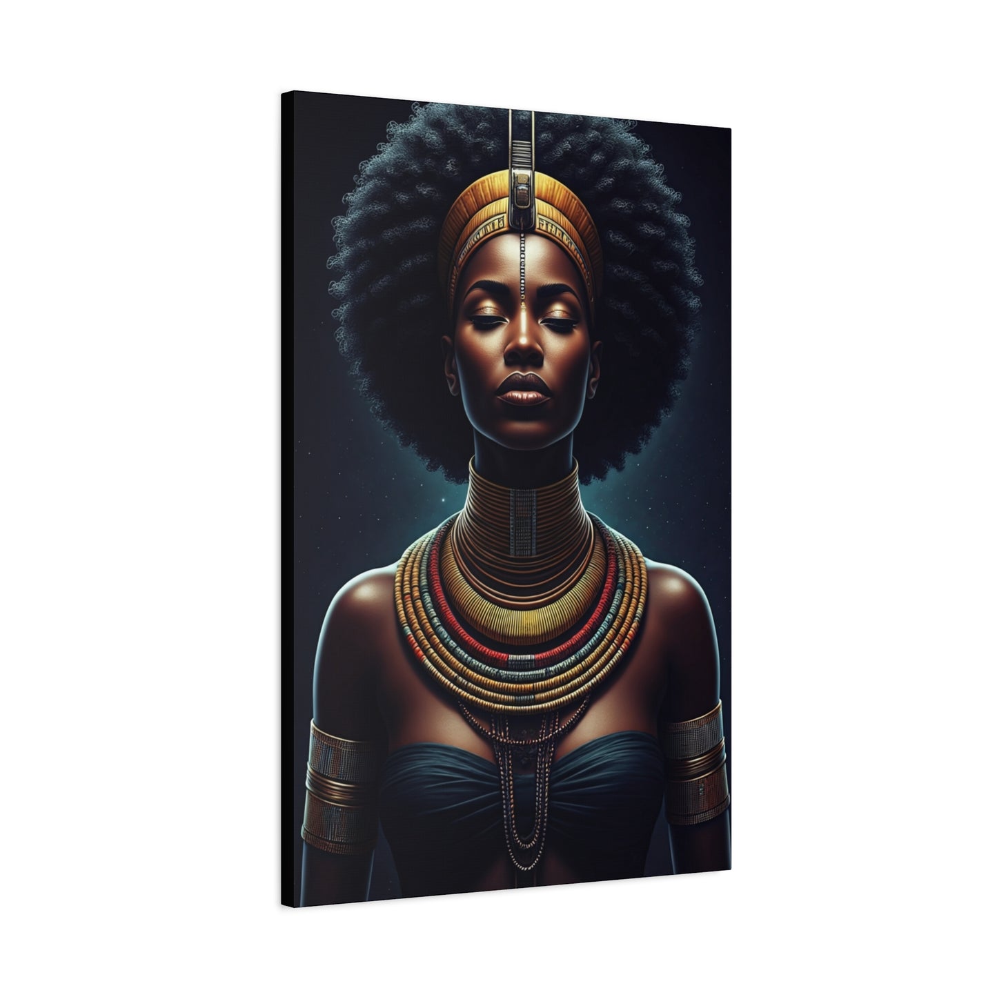 Regal African Queen Serenity Wall Art & Canvas Prints