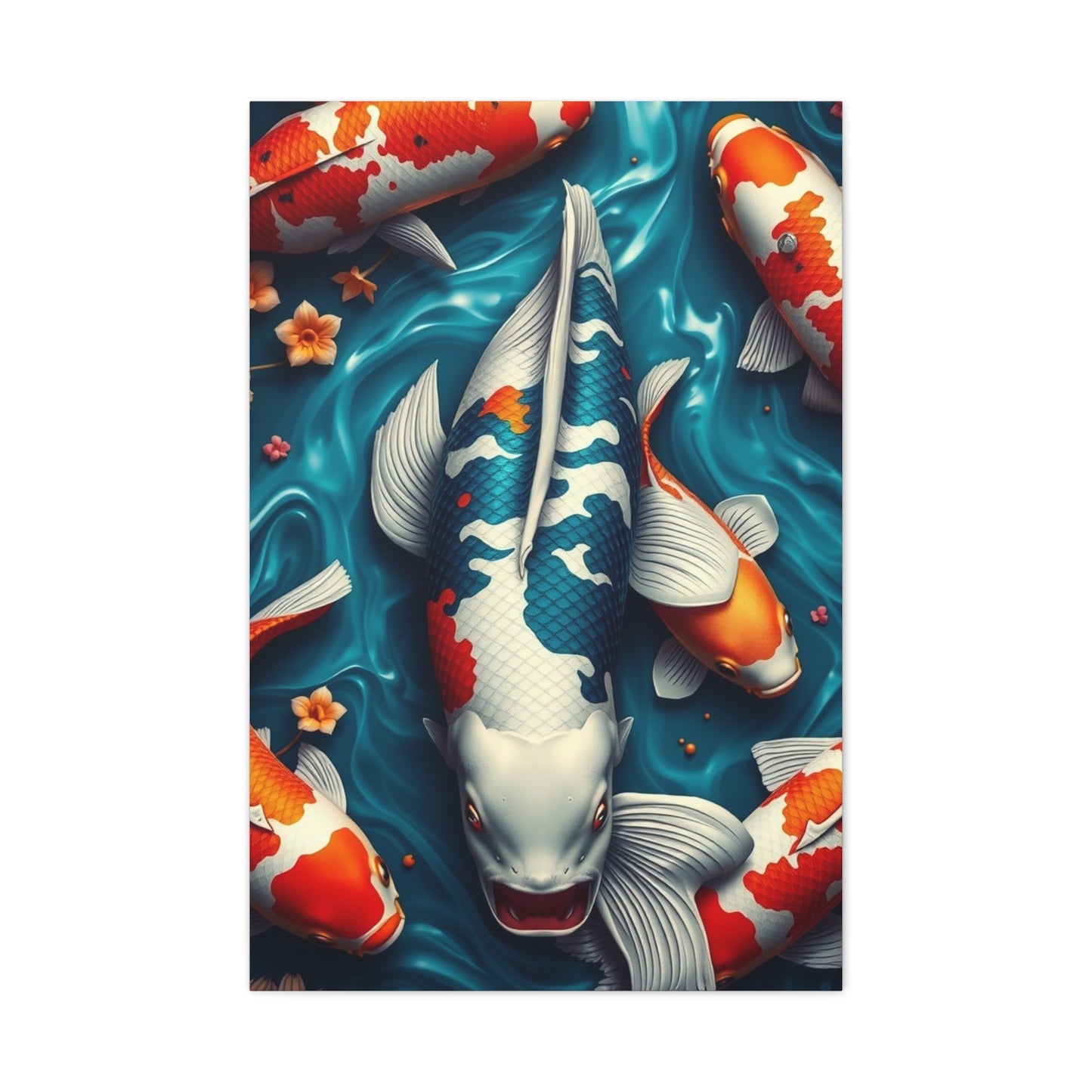 Koi Fish Art Refined Canvas Wall Art & Canvas Print