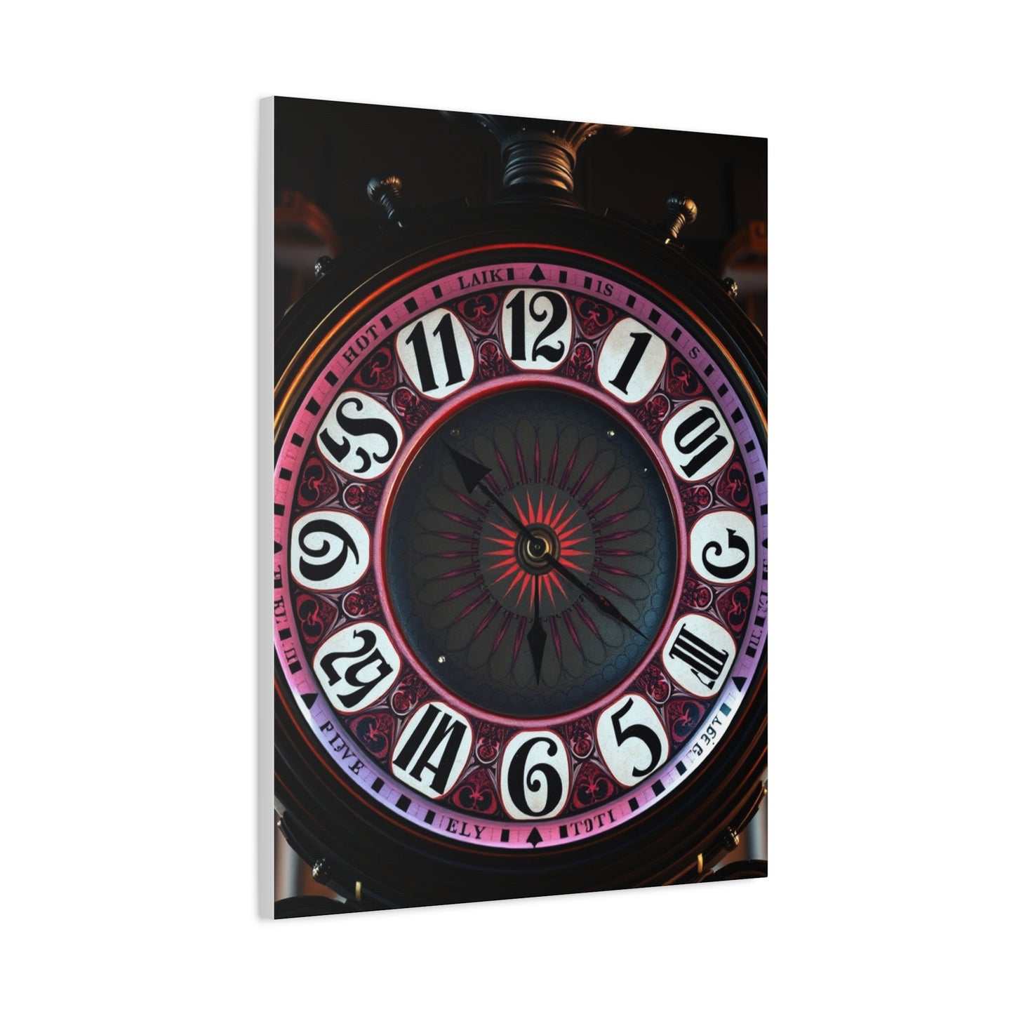 Vision Clock Art Art Wall Art & Canvas Print