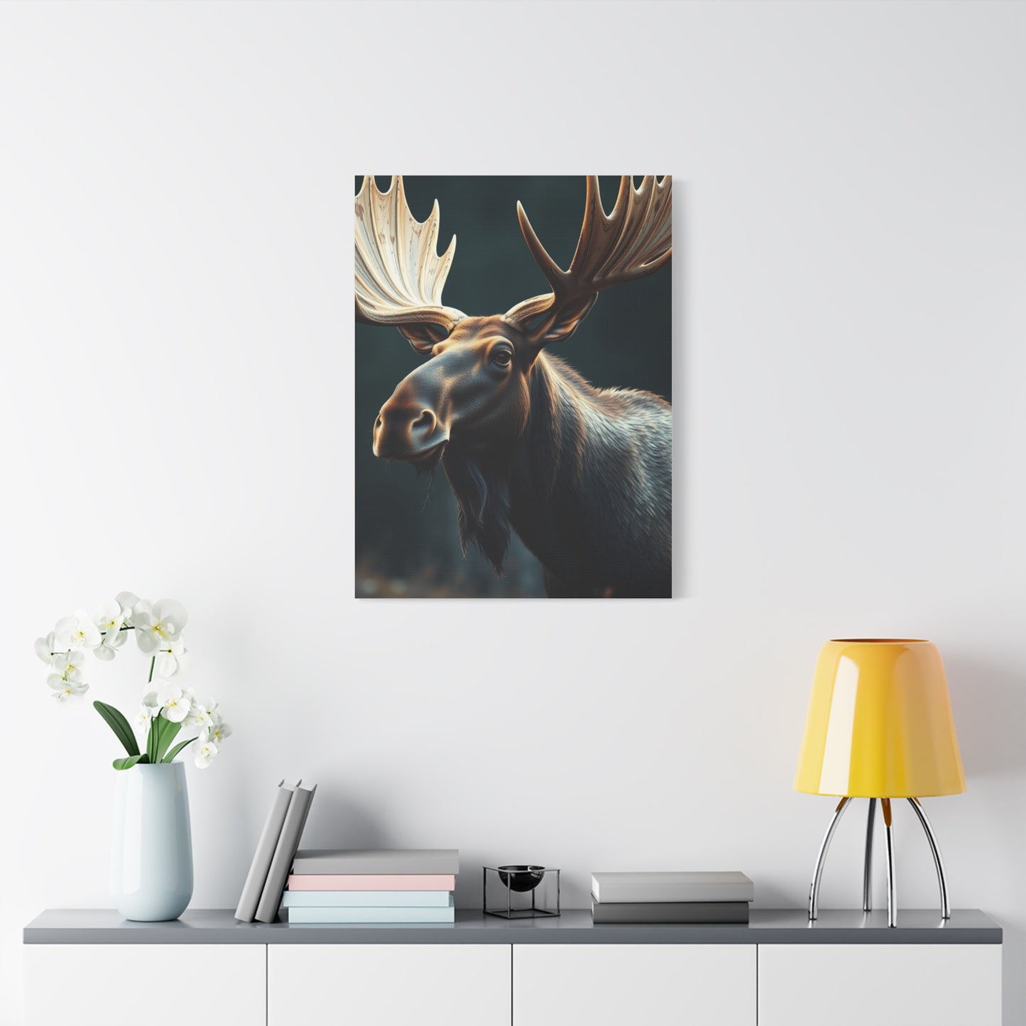 Moose Art Refined Canvas Wall Art & Canvas Print
