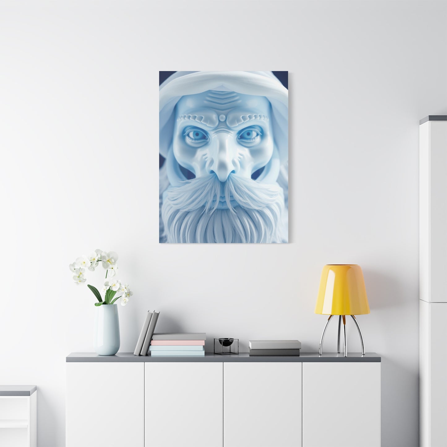 Elite Blue and White Art Vision Wall Art & Canvas Print
