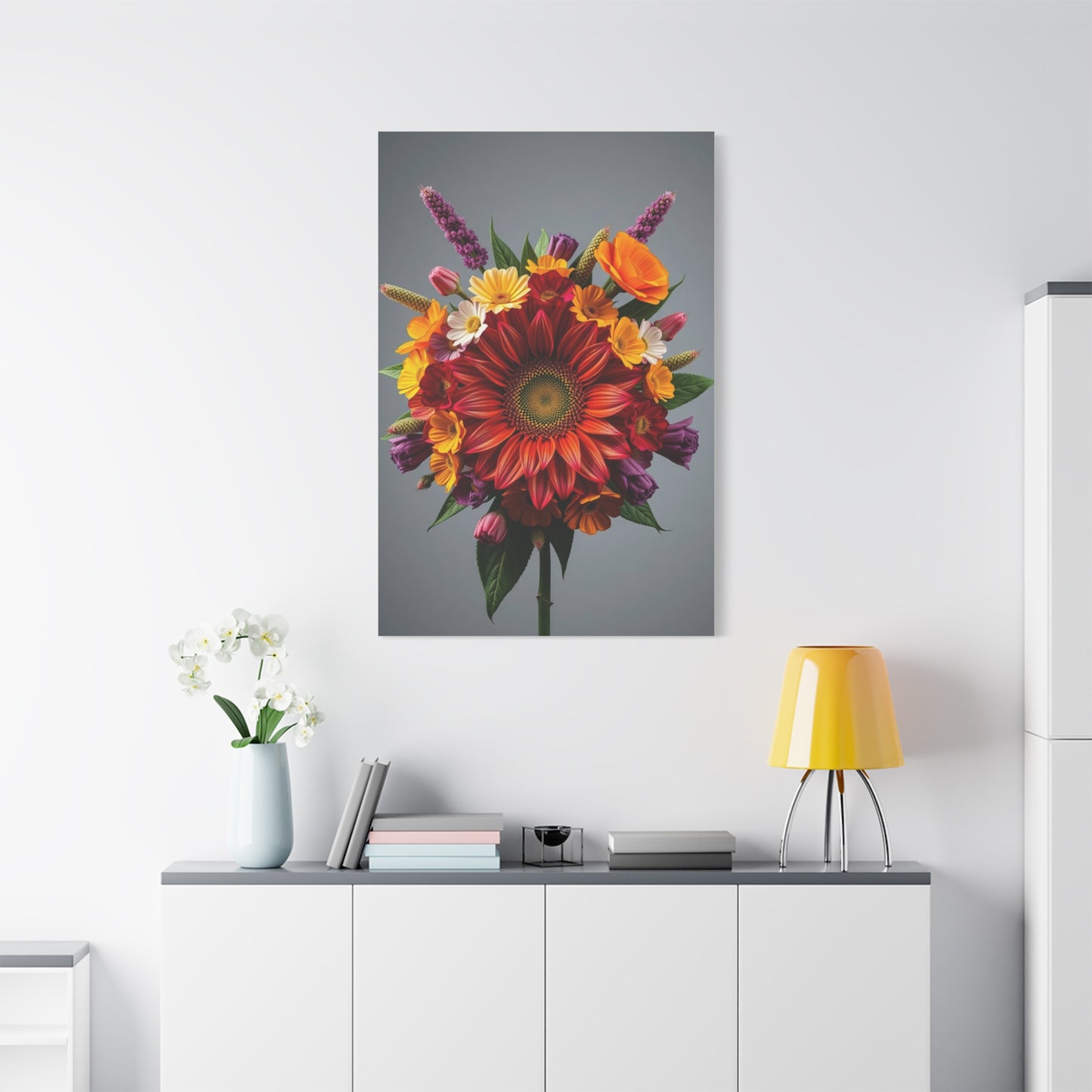 Luxe Flora Effigy Wall Art & Canvas Print