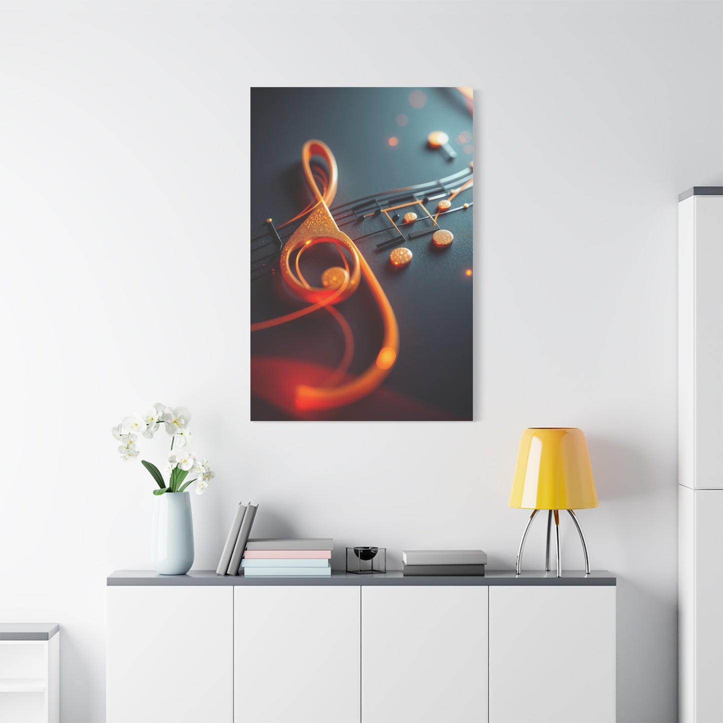 Vision Musical Notes Art Art Wall Art & Canvas Print