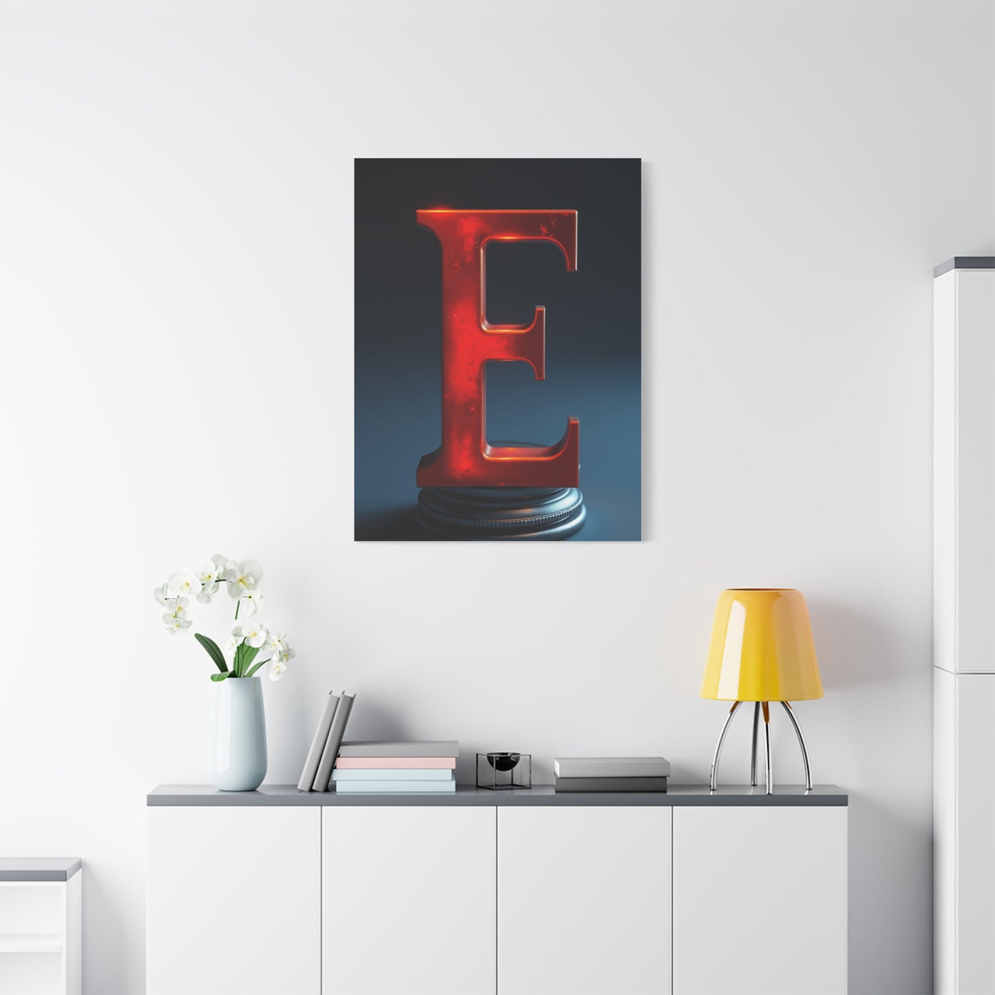 Vision The Letter E - Art Art Wall Art & Canvas Print