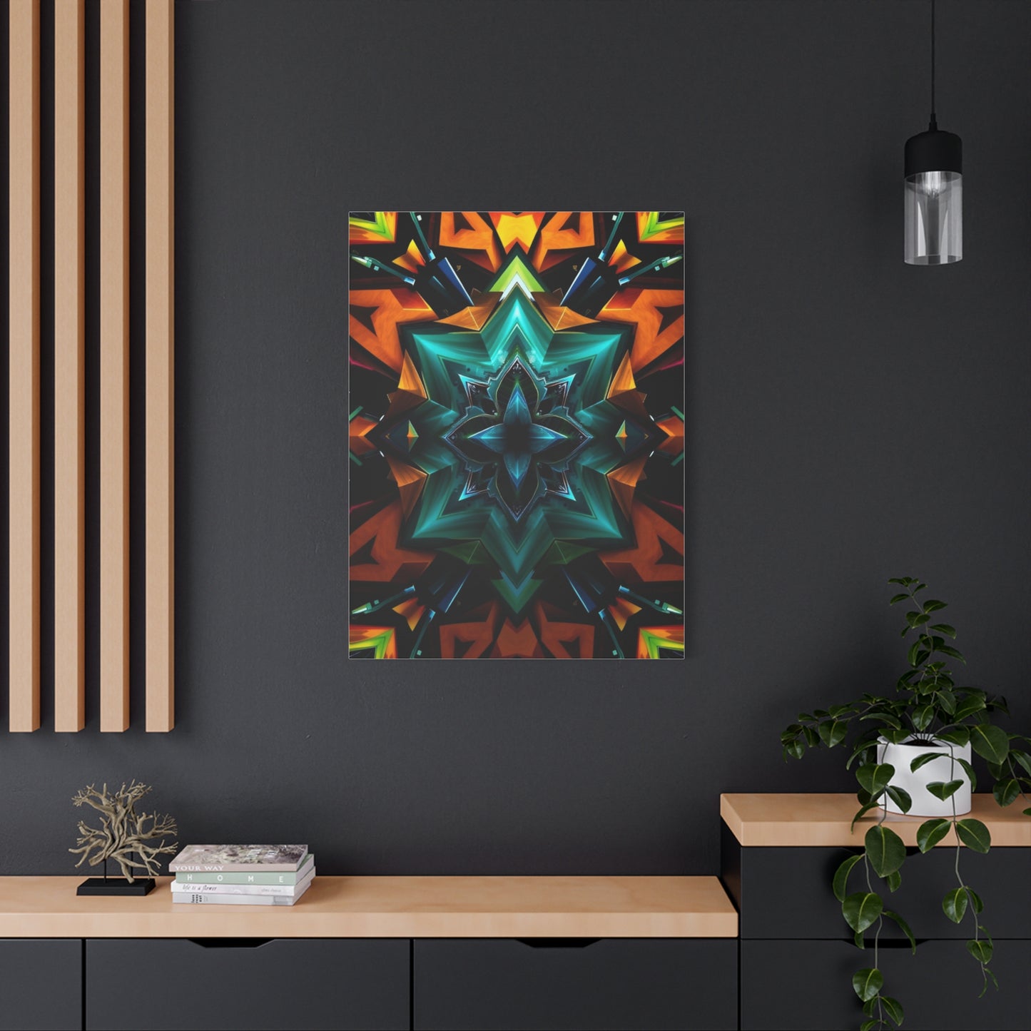 Abstract Geometric Splendor Wall Art & Canvas Print