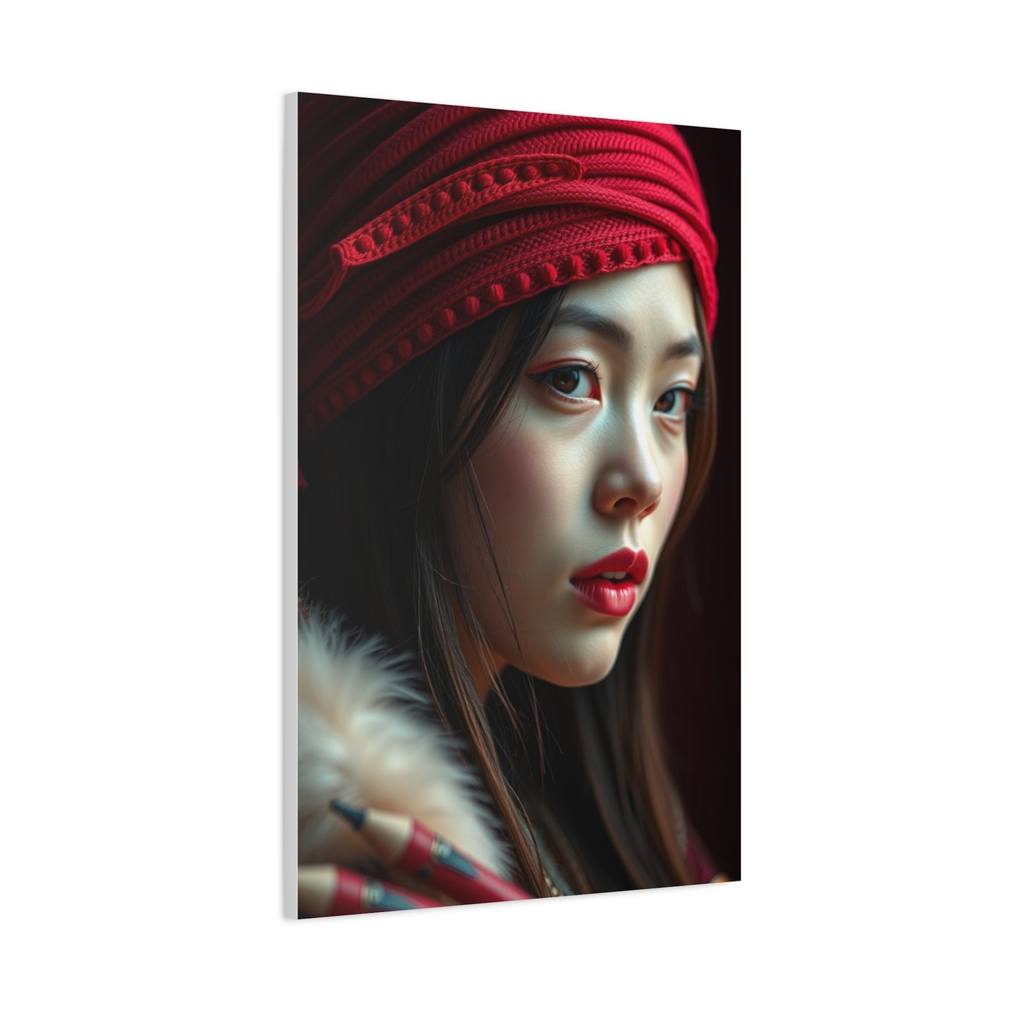 Vermilion Allure Artwork Wall Art & Canvas Print