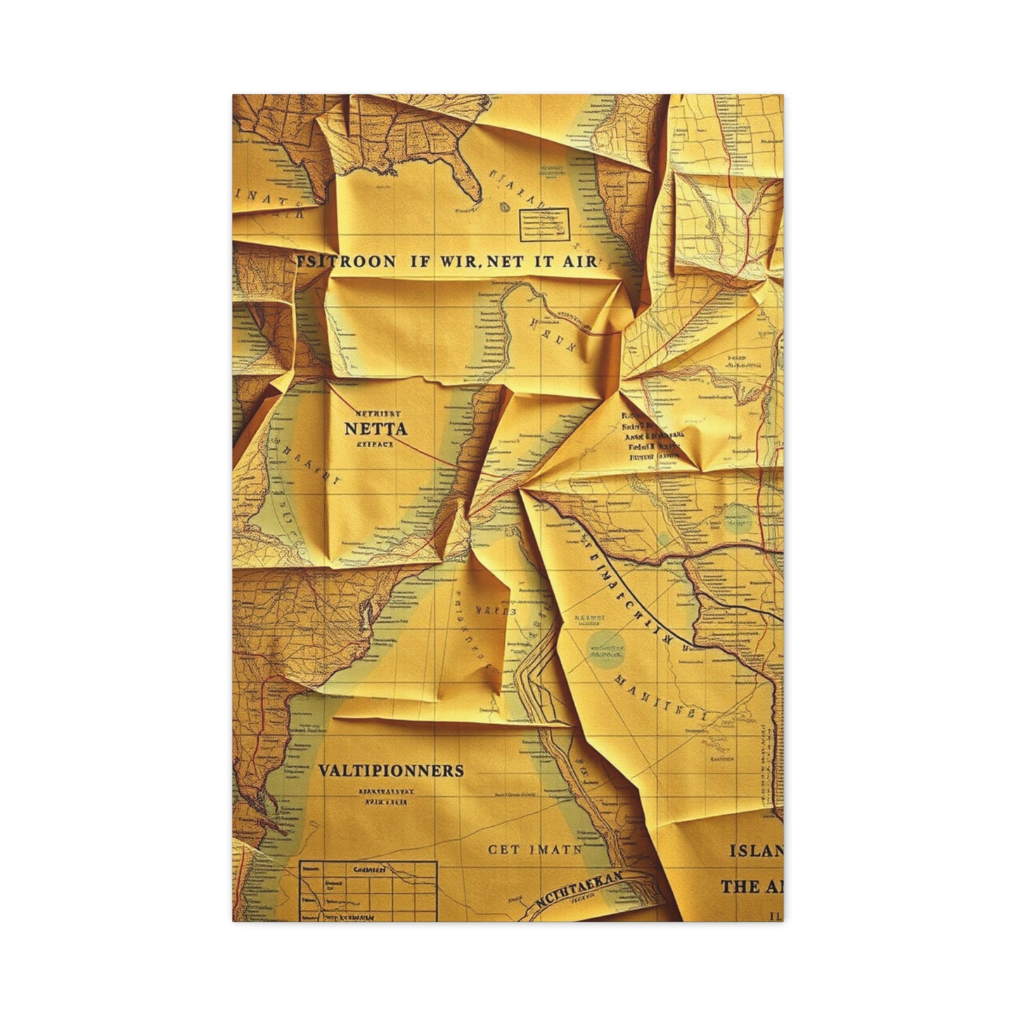 Collection Antique Maps Art Art Wall Art & Canvas Print