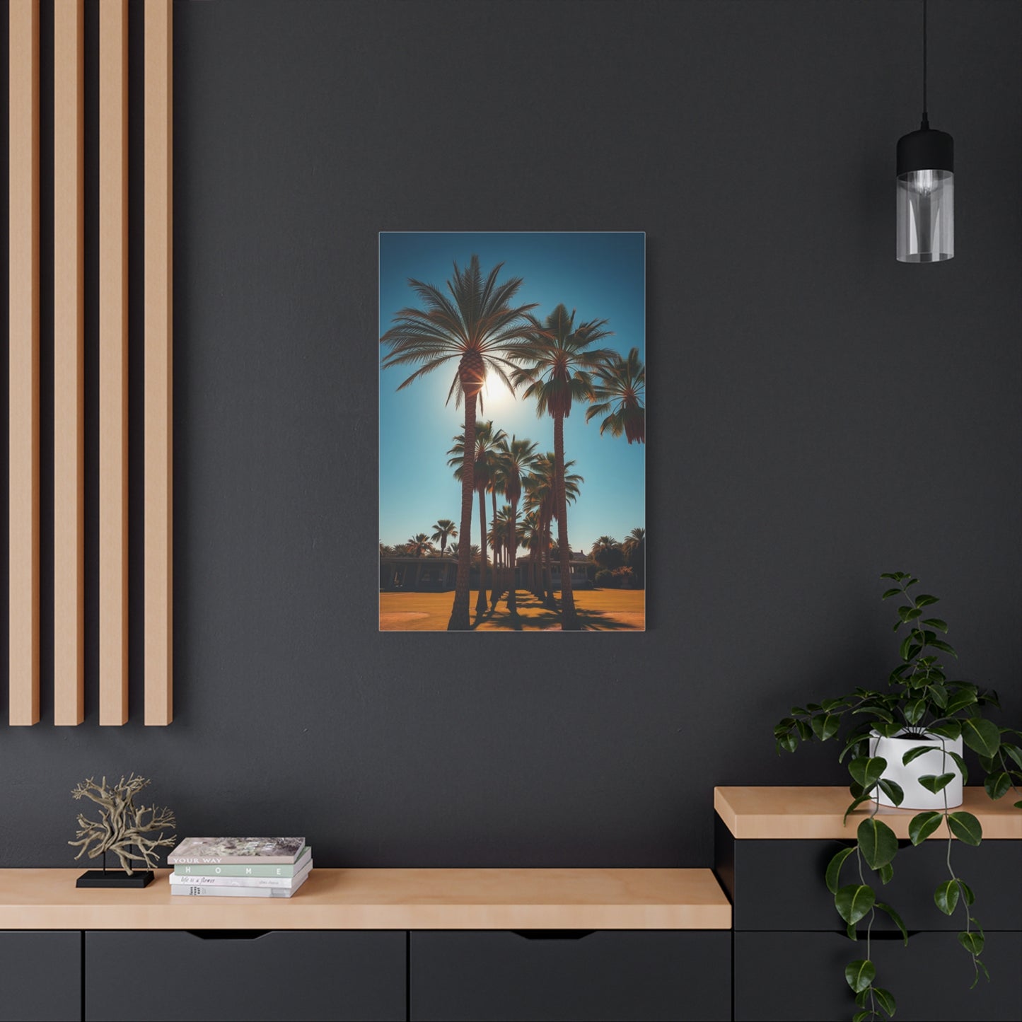 Palm Reverie Canvas Wall Art & Canvas Print