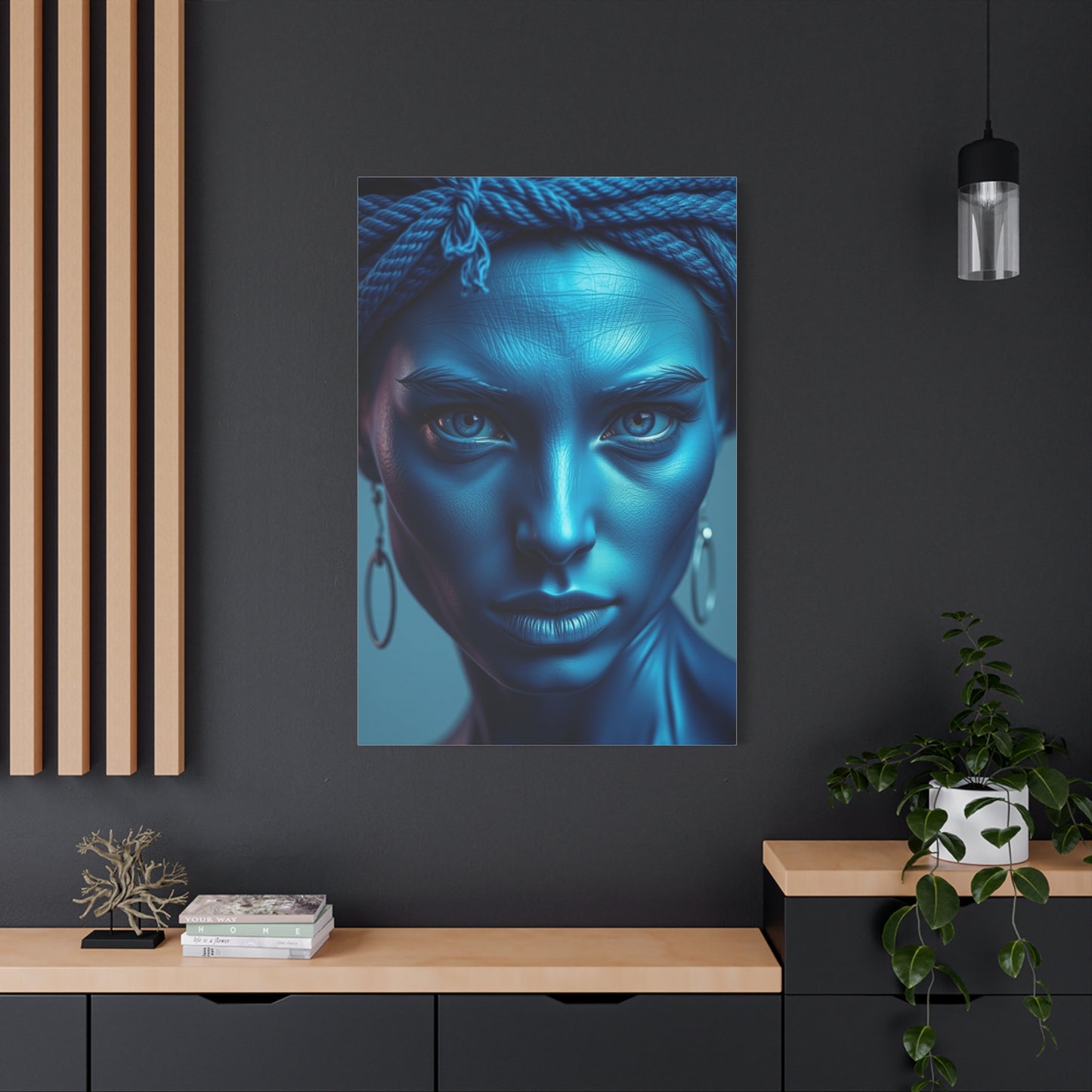 Turquoise Brilliance Tableau Wall Art & Canvas Print