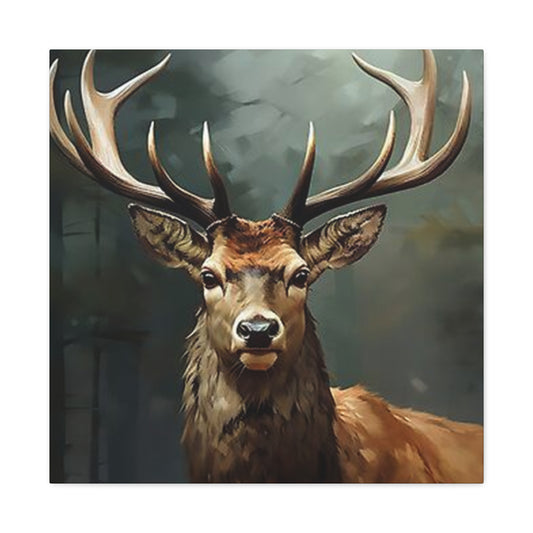 Reindeer Painting Wall Art & Canvas Prints